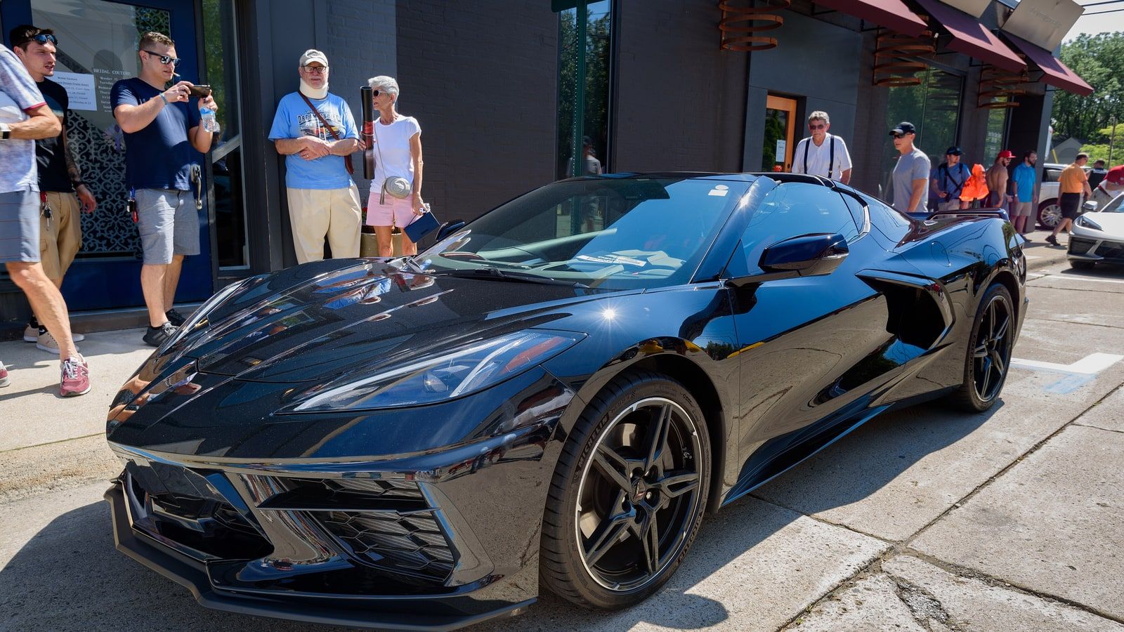 2020 Chevrolet Corvette — C8 Stingray coupe, front view