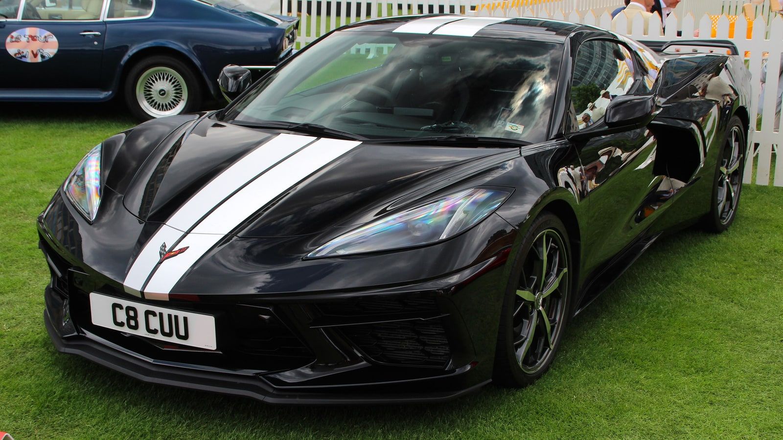 2022 Chevrolet Corvette — C8 Stingray coupe, front three-quarter view
