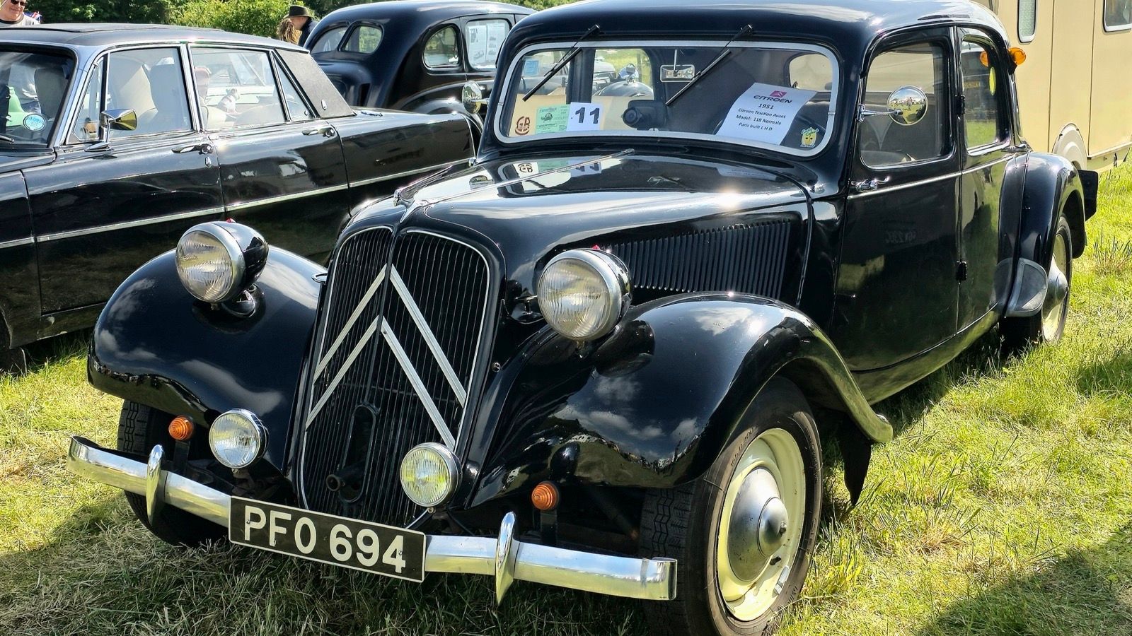 1951 Citroën Traction Avant saloon, front three-quarter view