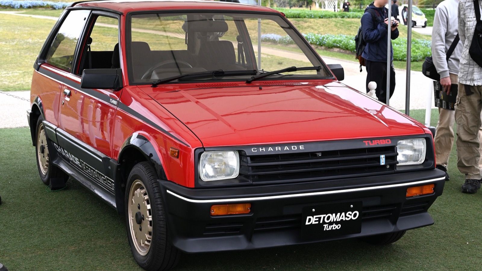 1984 Daihatsu Charade De Tomaso Turbo, front three-quarter view