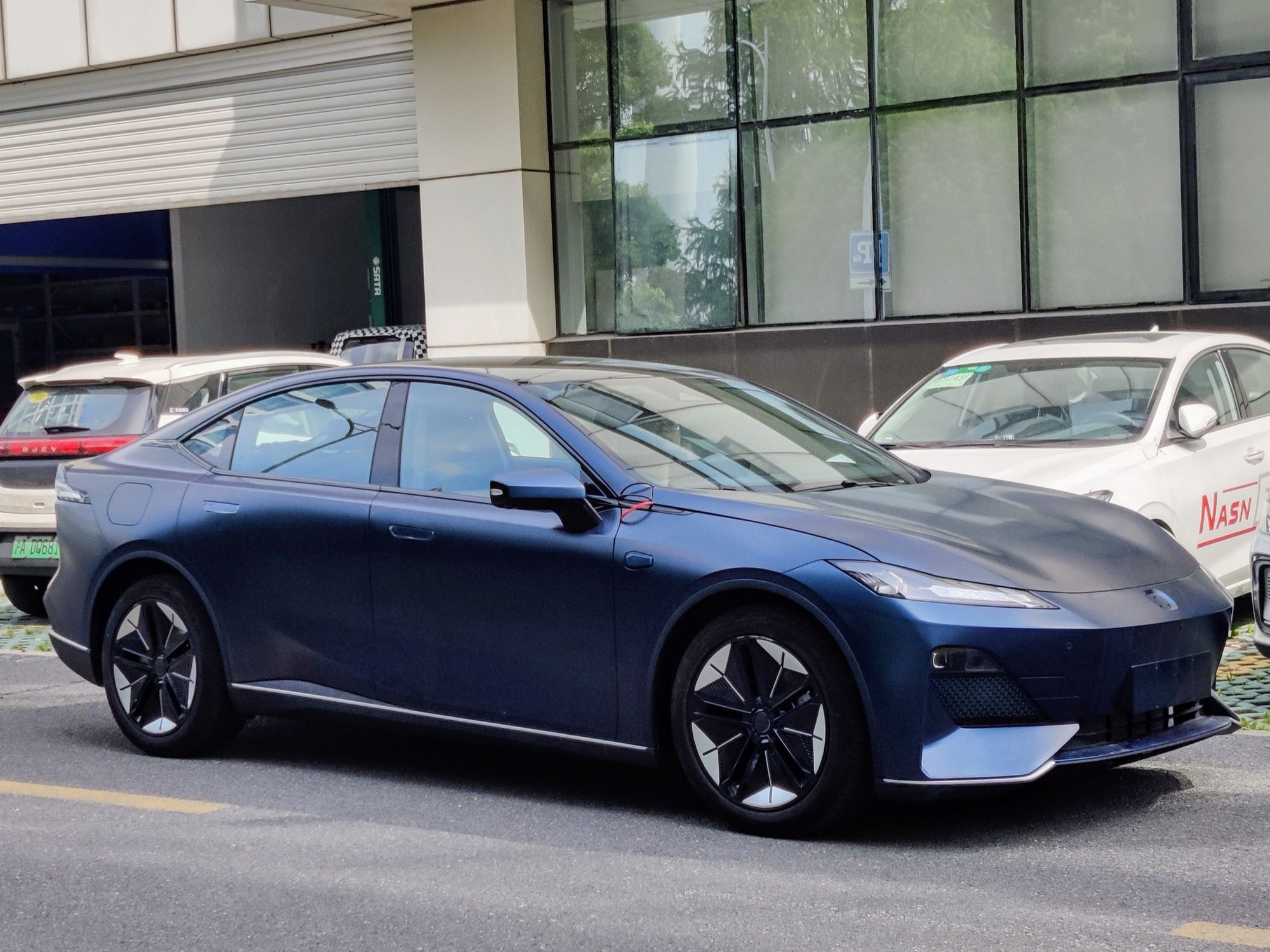 Blue Deepal (Shenlan) SL03 liftback sedan, front three-quarter view