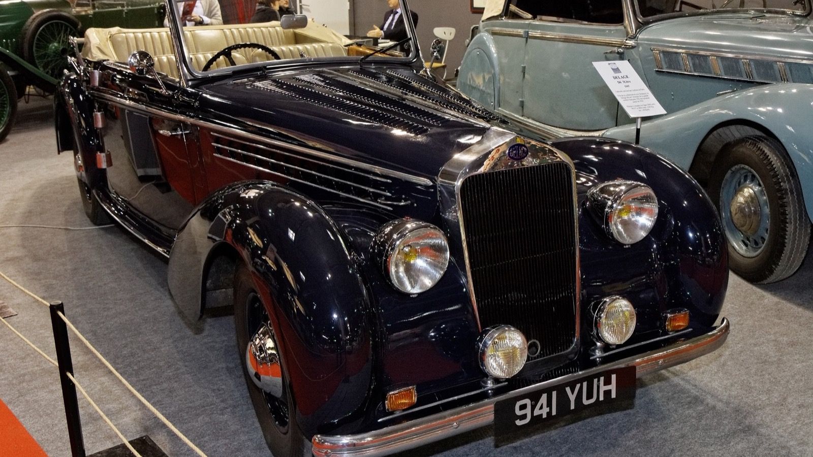 1947 Delage D6 3-Litre cabriolet, front three-quarter view