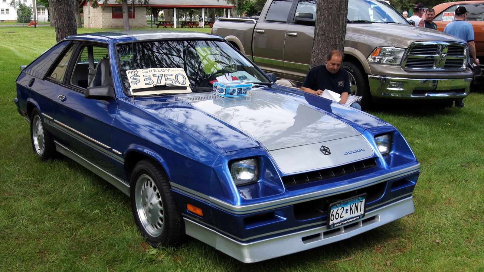 1984 Dodge Shelby Charger — L-body front-wheel-drive hatchback, front three-quarter view