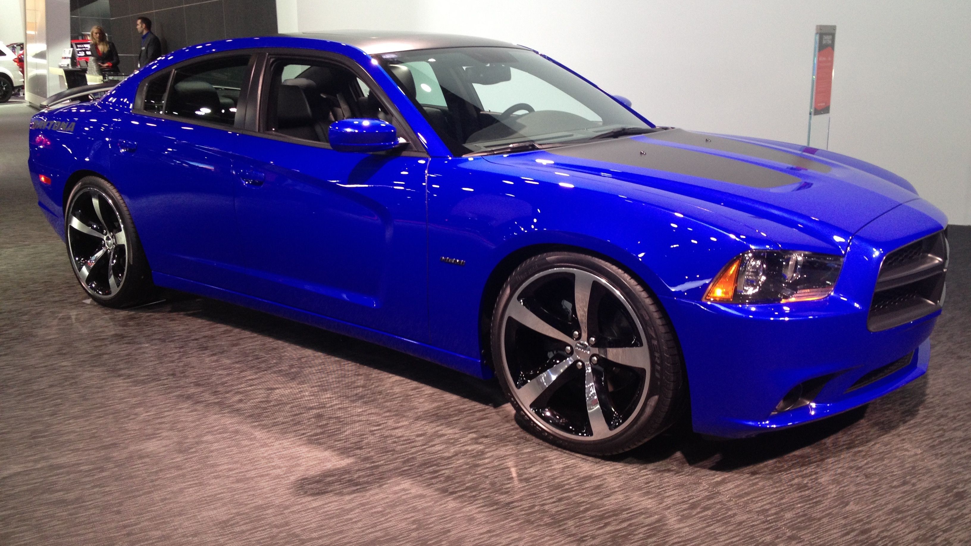 2013 Dodge Charger Daytona — LD four-door sedan, front three-quarter view