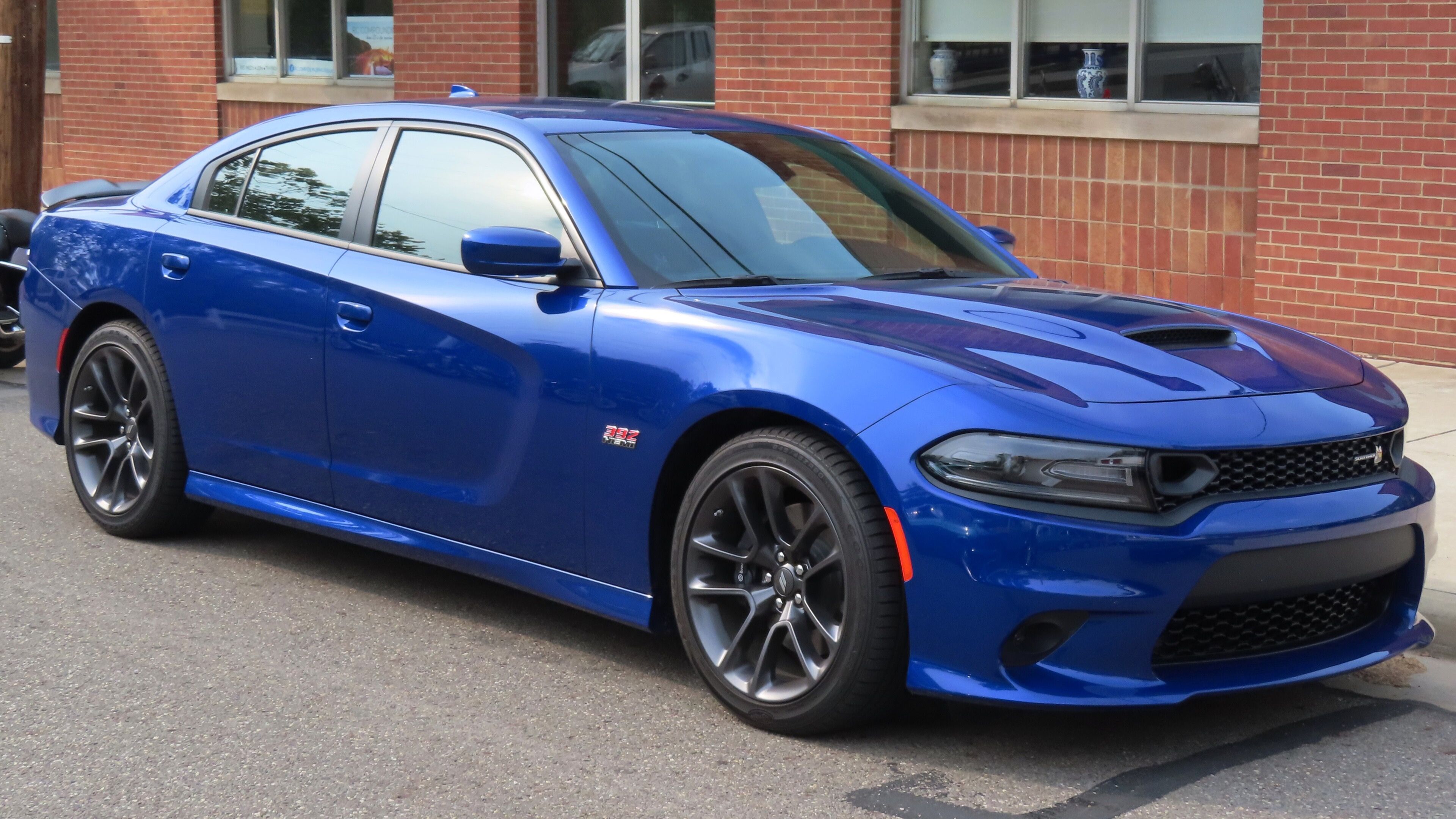 2021 Dodge Charger Scat Pack — LD four-door sedan, front right view