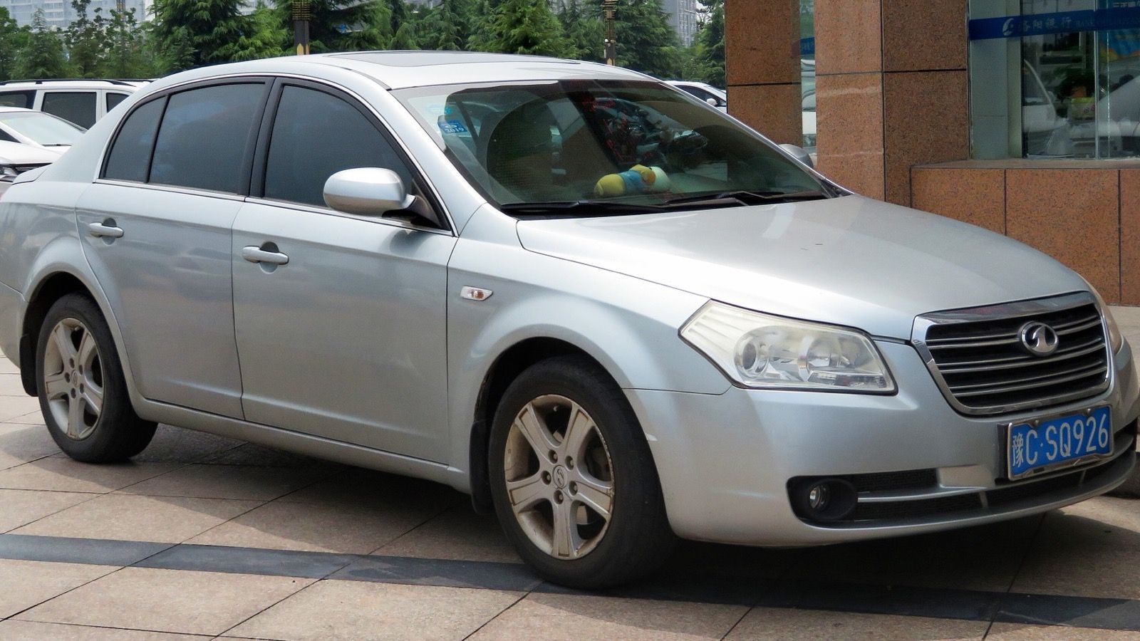 First-generation FAW Besturn B70 sedan, front three-quarter view