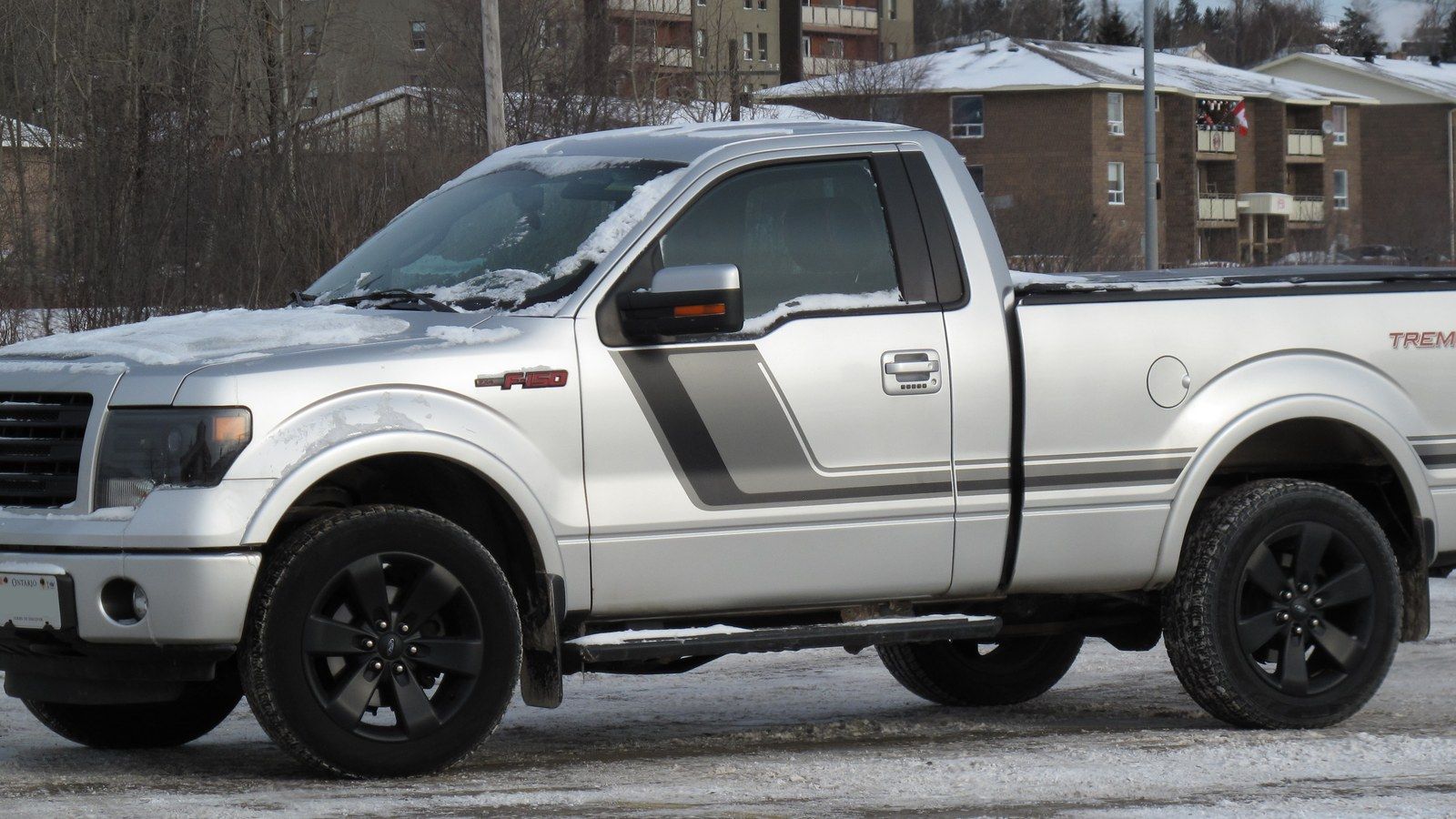 2014 Ford F-150 tremor pickup truck, front three-quarter left view