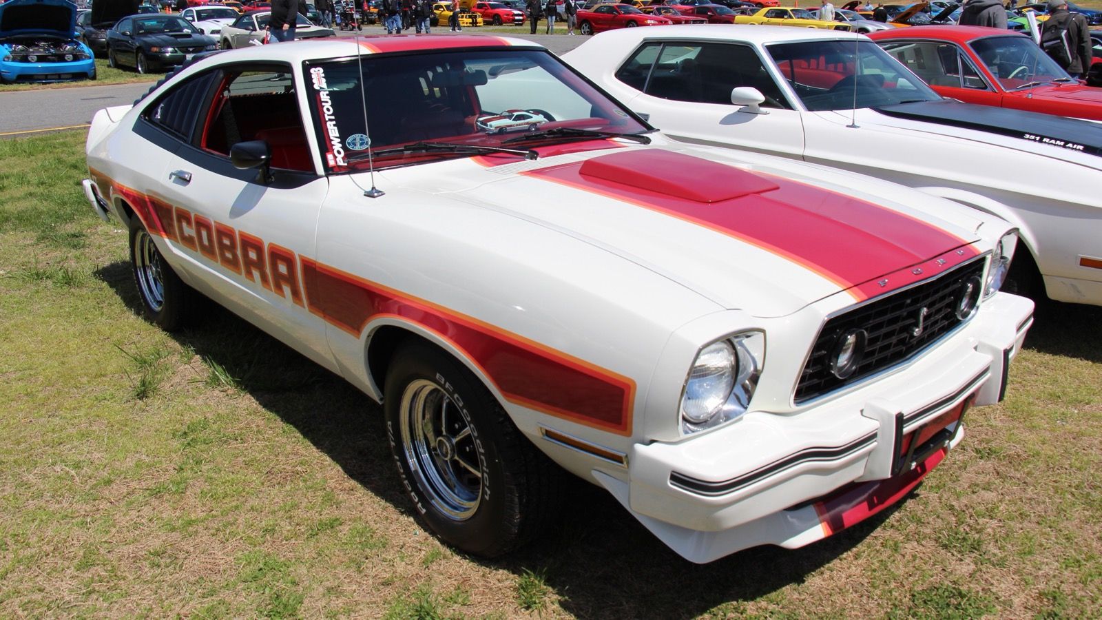 1977 Ford Mustang II Cobra — front three-quarter view