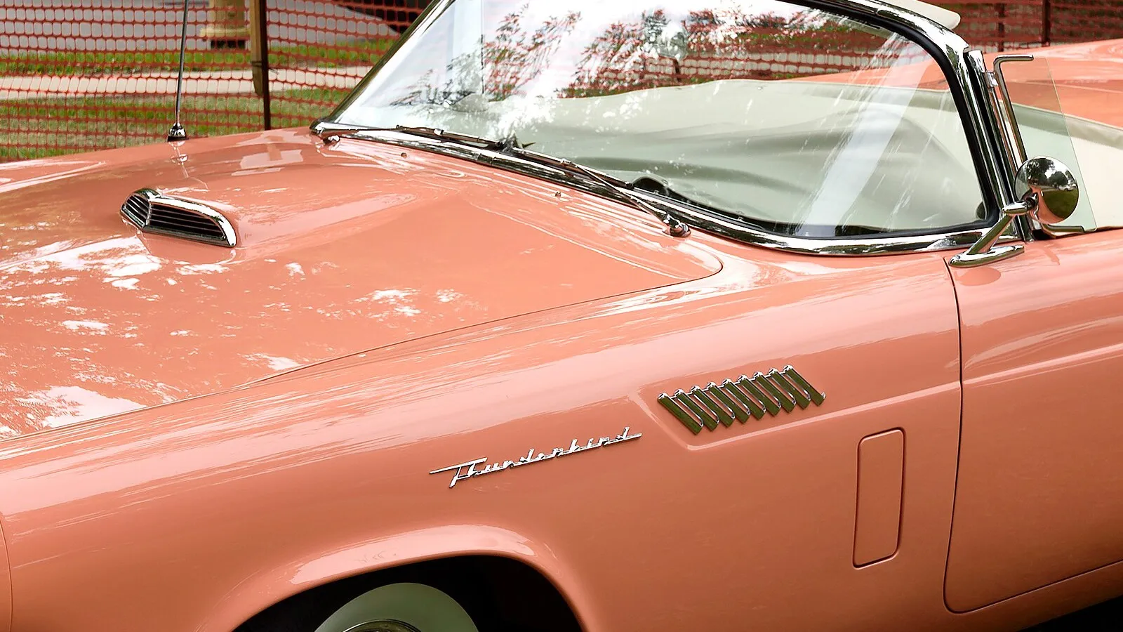 1957 Ford Thunderbird convertible, front three-quarter view