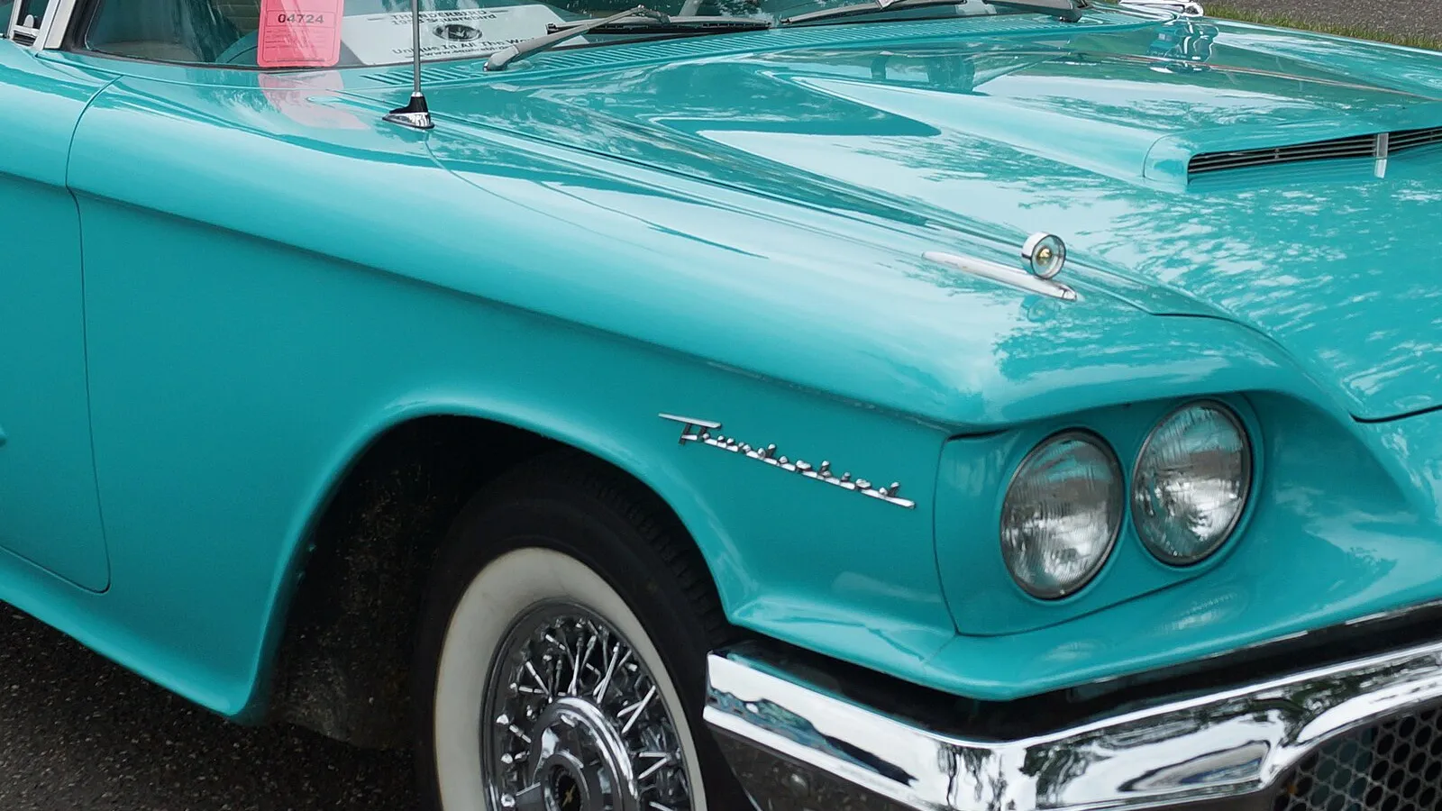 1958 Ford Thunderbird hardtop coupe, front three-quarter view
