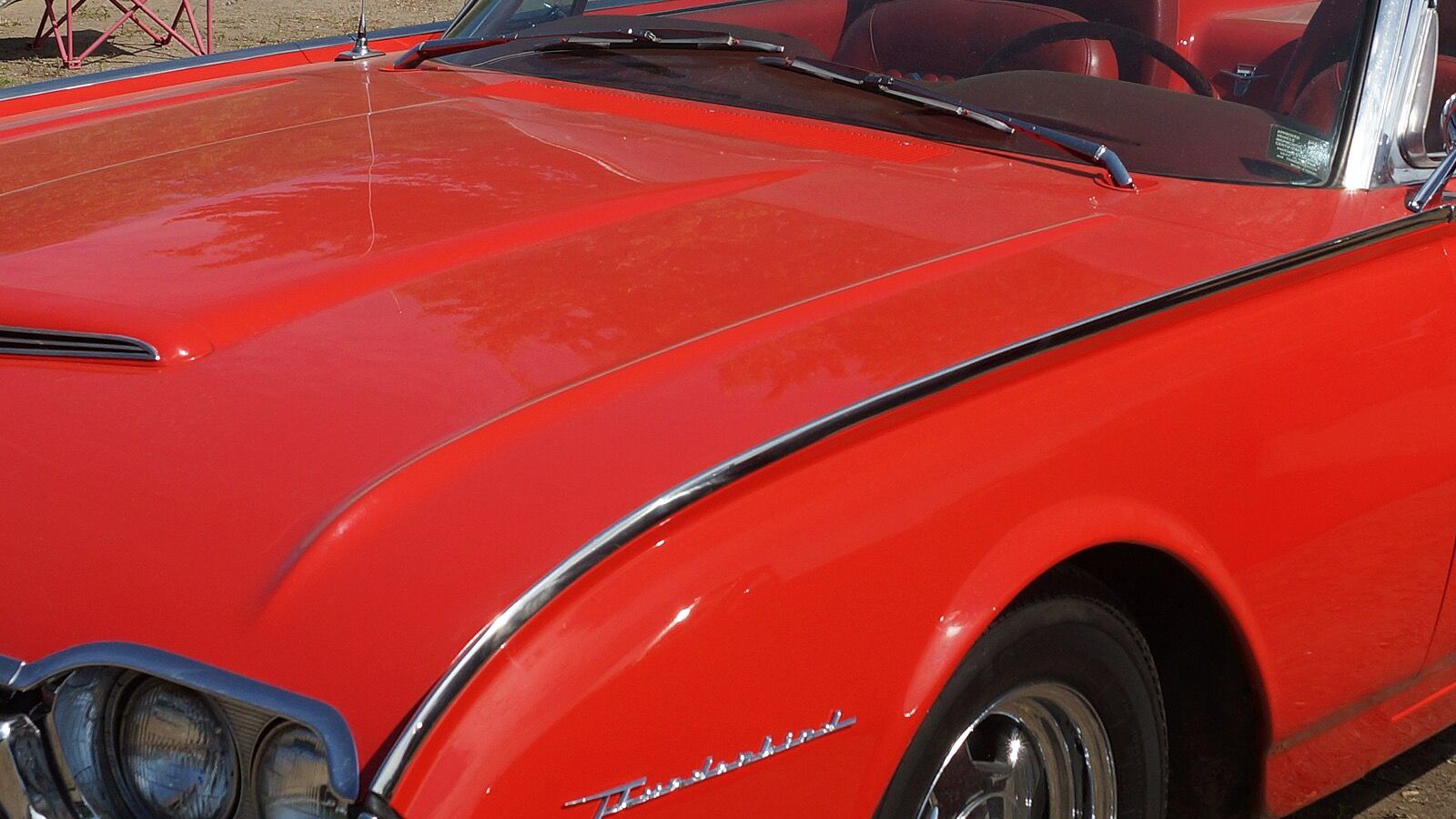 1961 Ford Thunderbird, third-generation 'Bullet Bird' — convertible, front three-quarter view