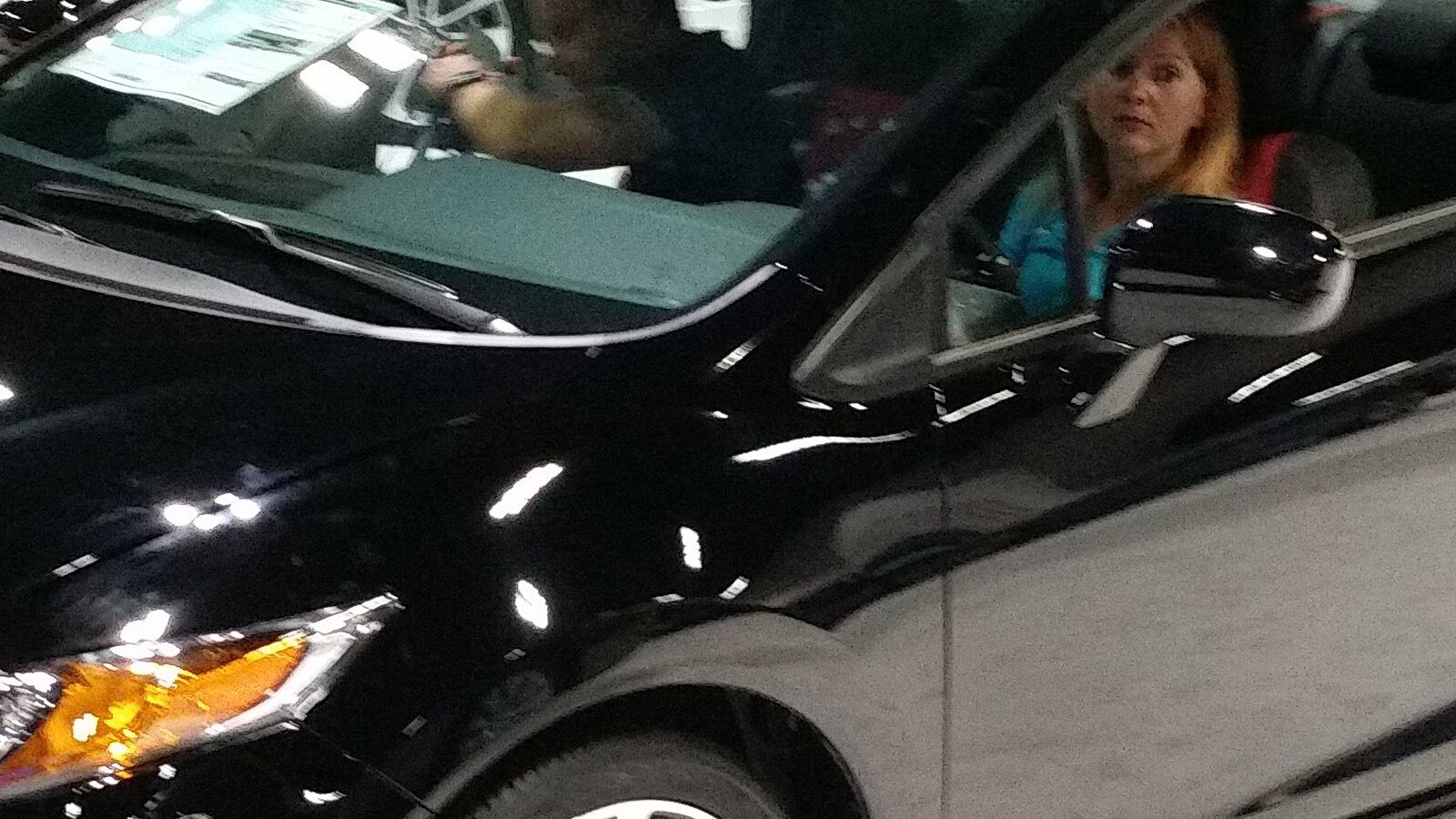 2015 Honda Civic — black Si coupe, front three-quarter view
