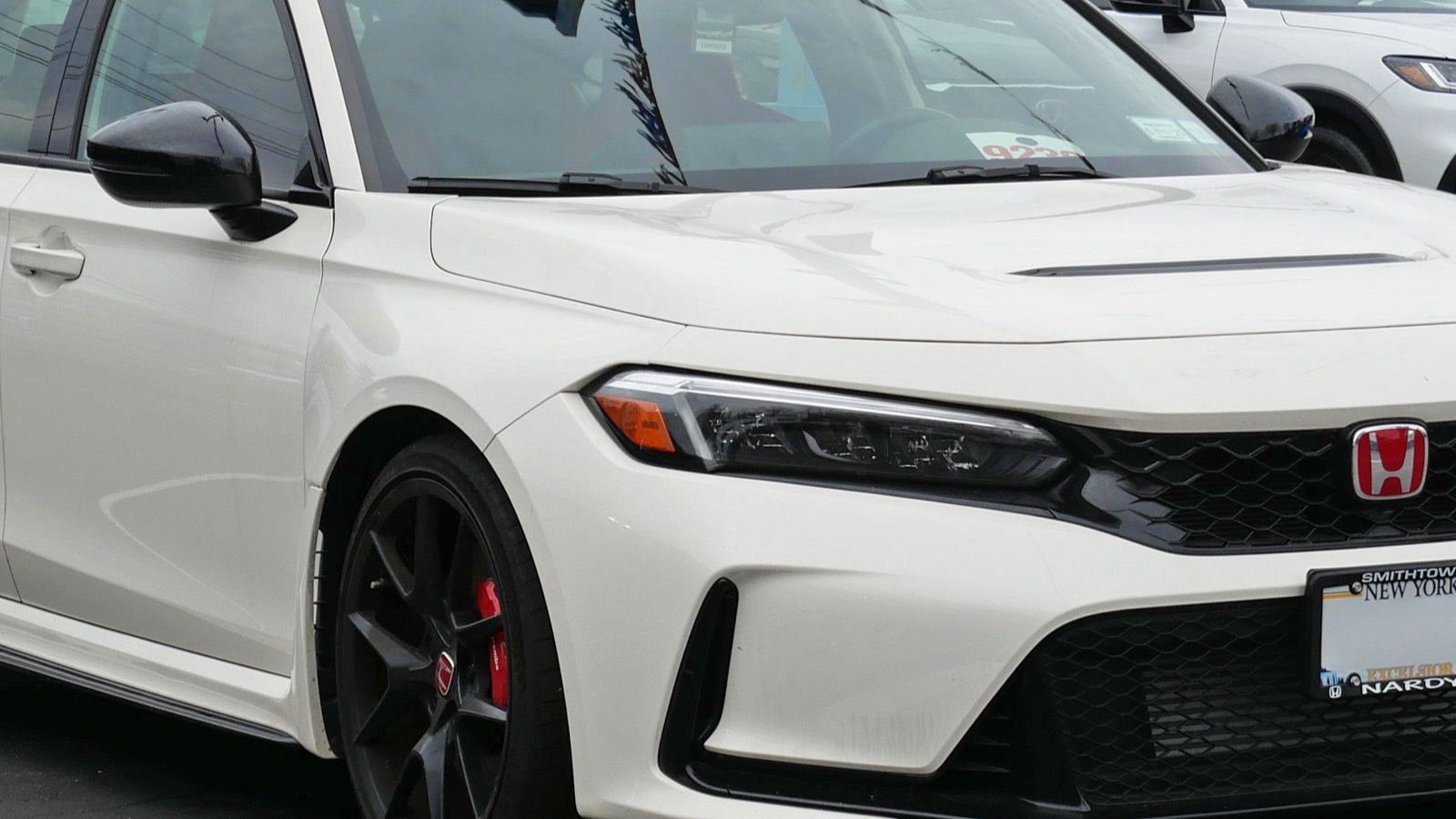 2023 Honda Civic, FL/FE eleventh generation — white Type R, front three-quarter view