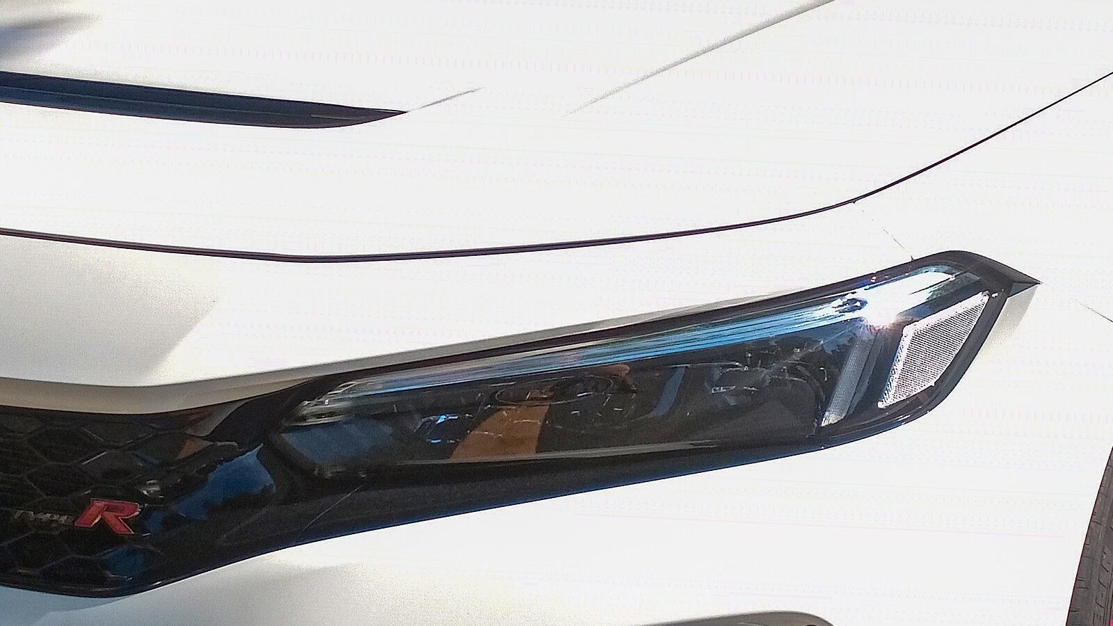 2024 Honda Civic — white Type R, front three-quarter view