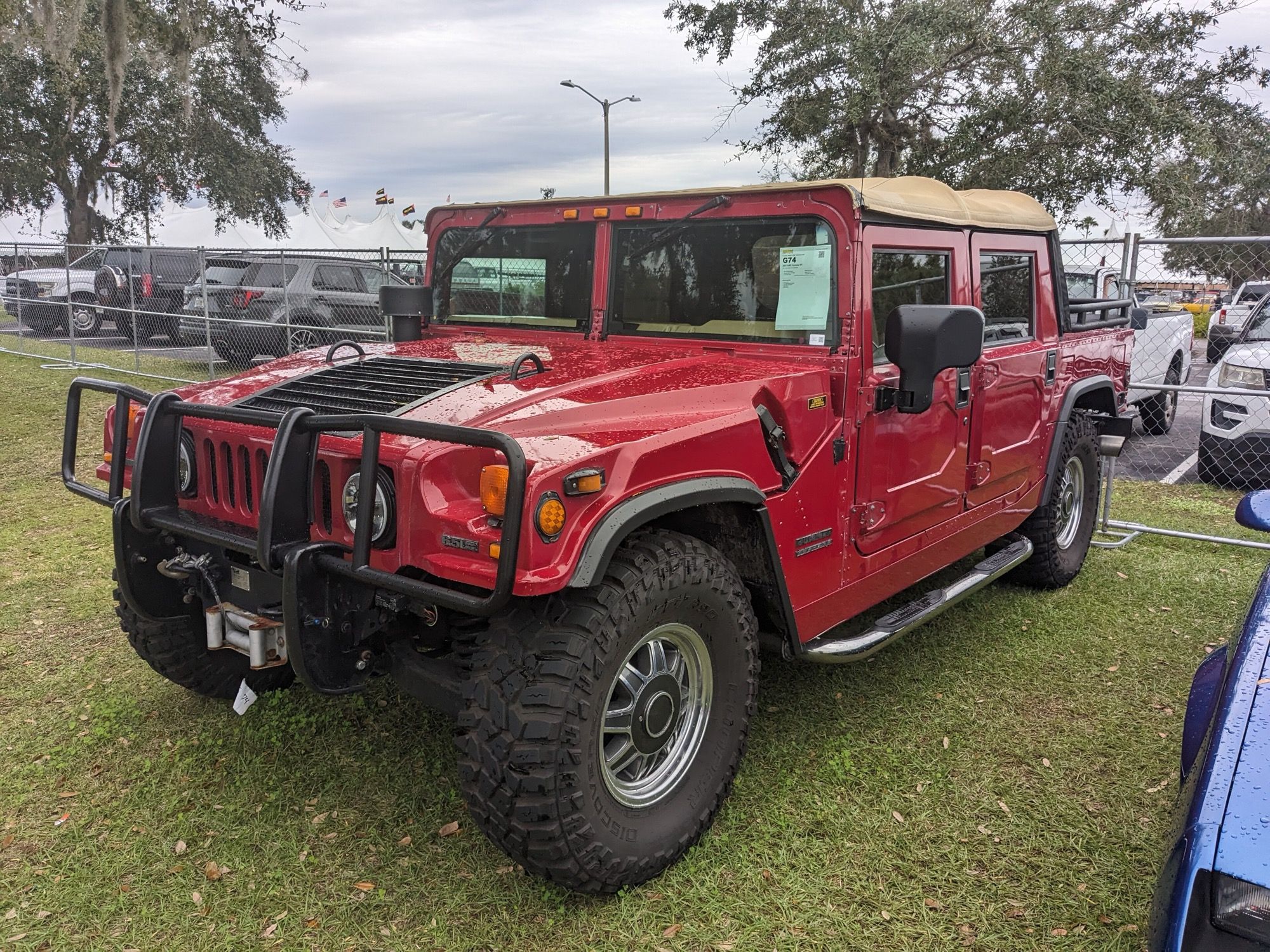 2001 Hummer H1 shown at a Mecum auction