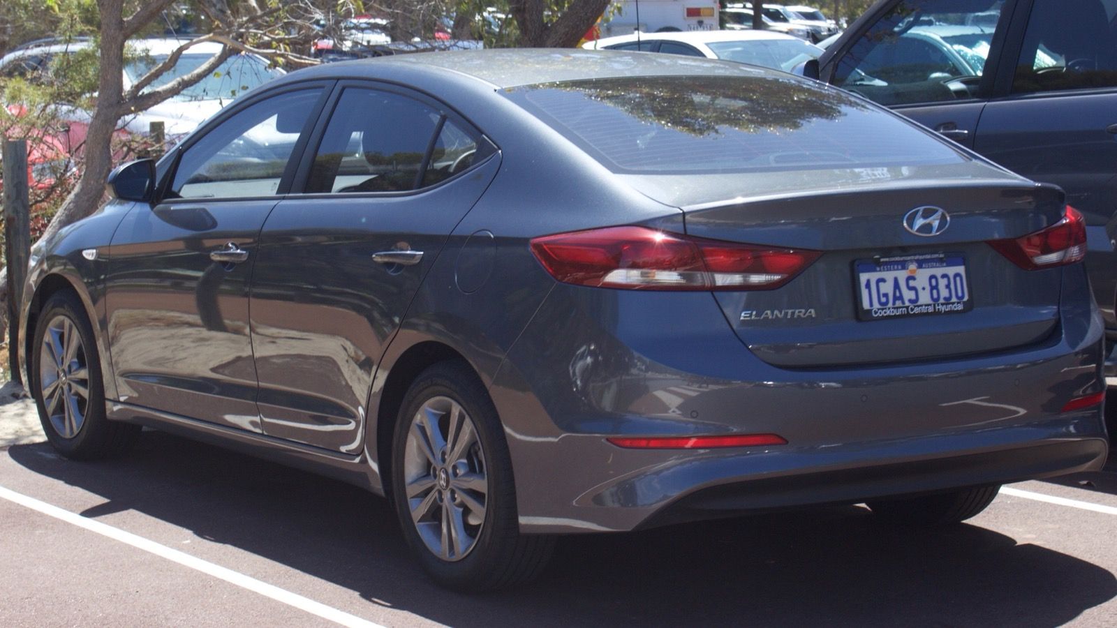 2016 Hyundai Elantra (AD) — Active sedan, front three-quarter view