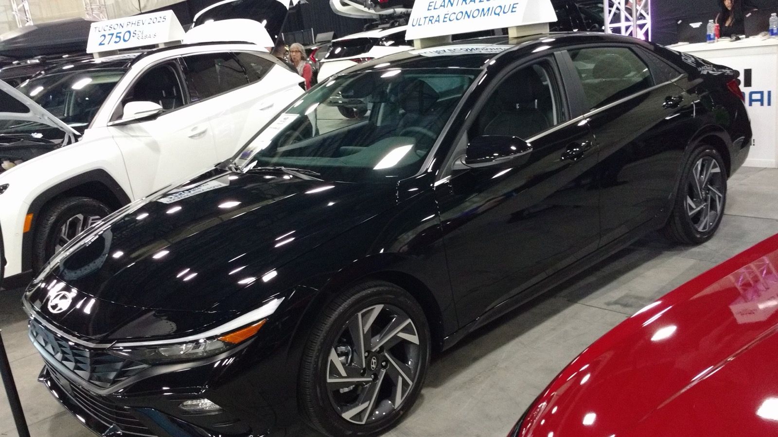 2026 Hyundai Elantra — sedan, front three-quarter view