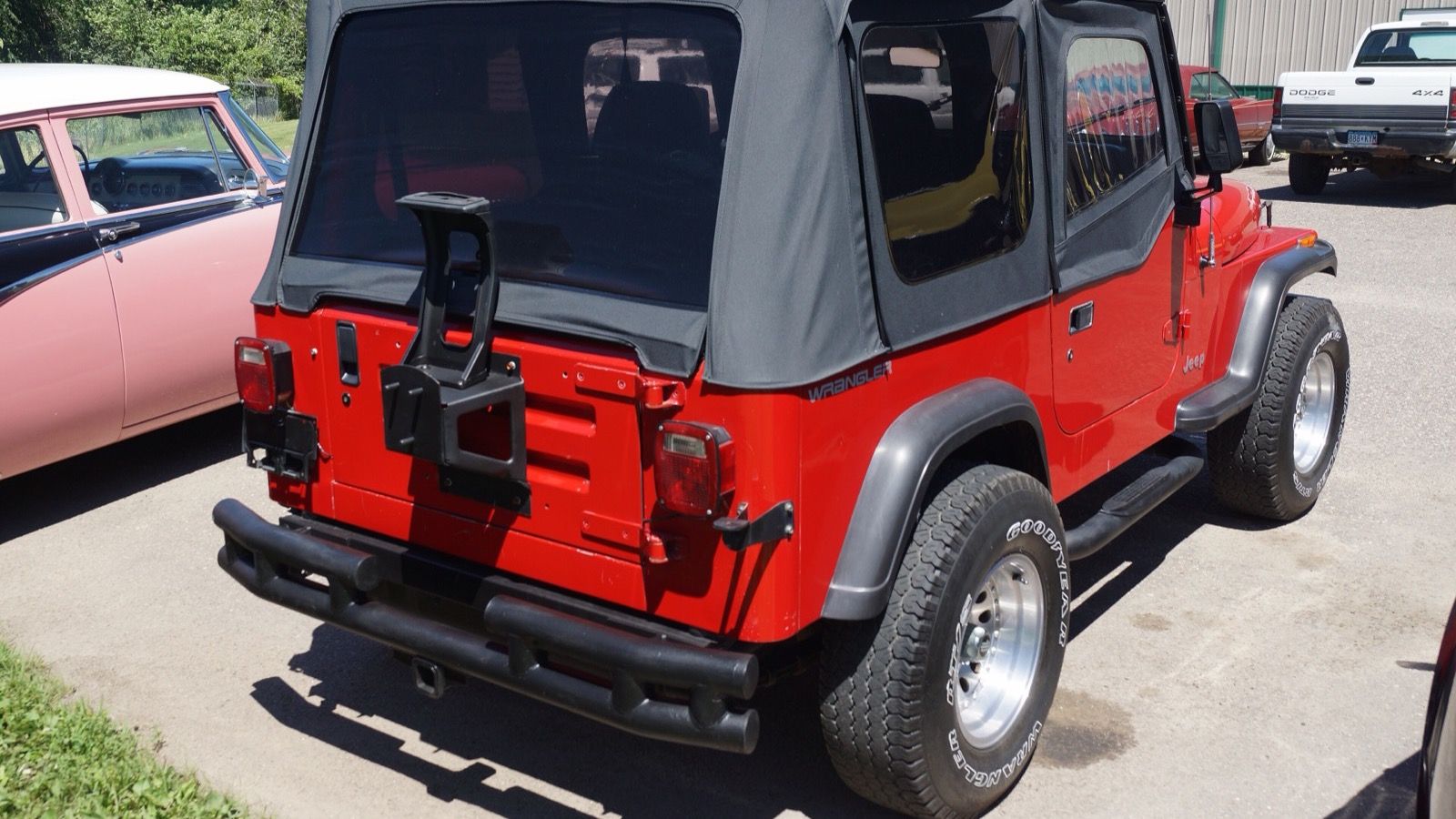1993 Jeep Wrangler YJ, front three-quarter view