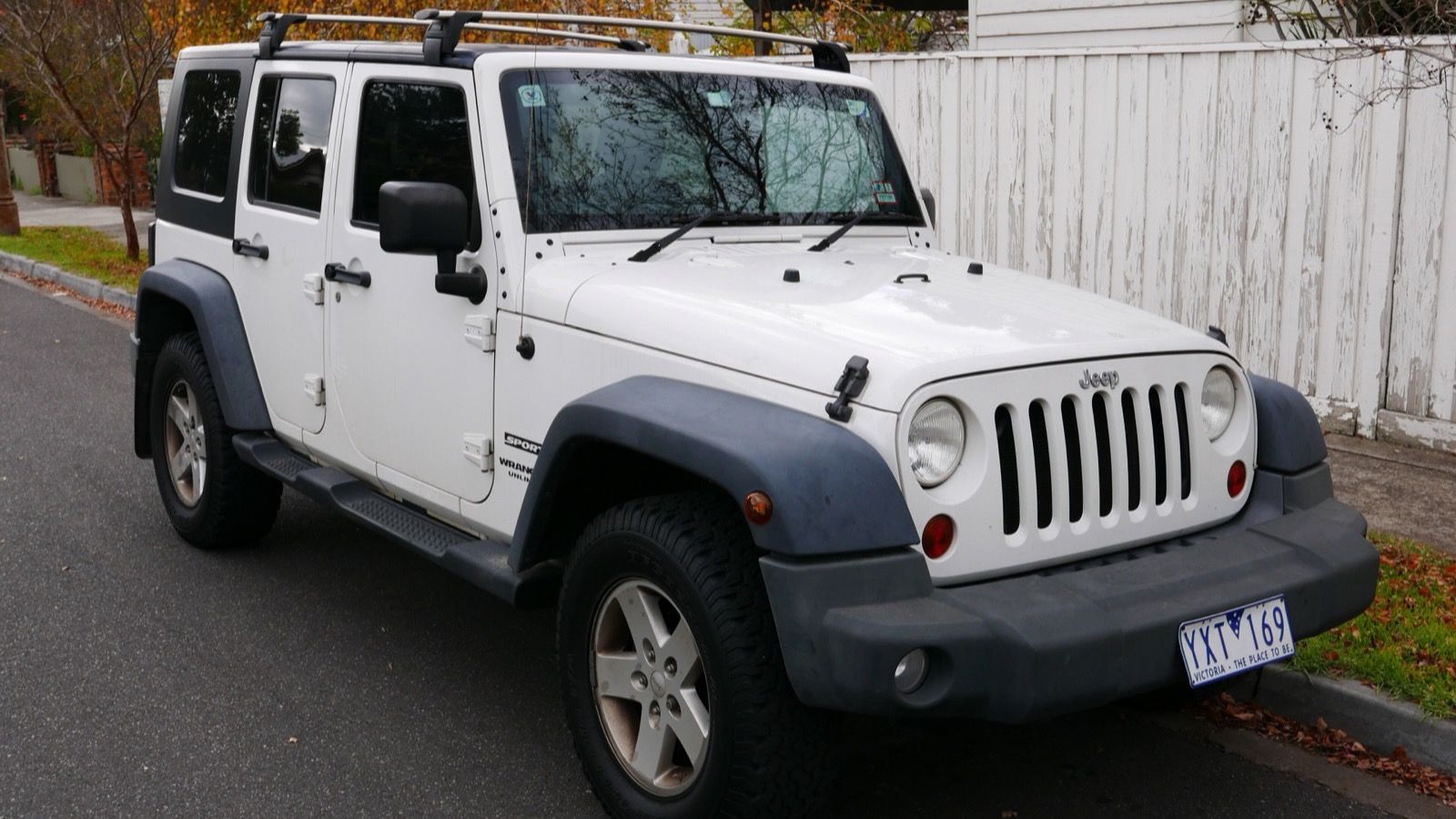 2008 Jeep Wrangler JK Unlimited, front three-quarter view