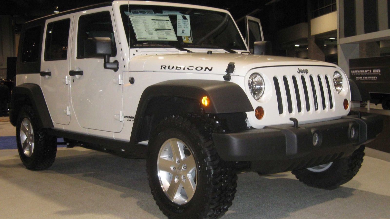 2009 Jeep Wrangler JK Rubicon Unlimited, front three-quarter view