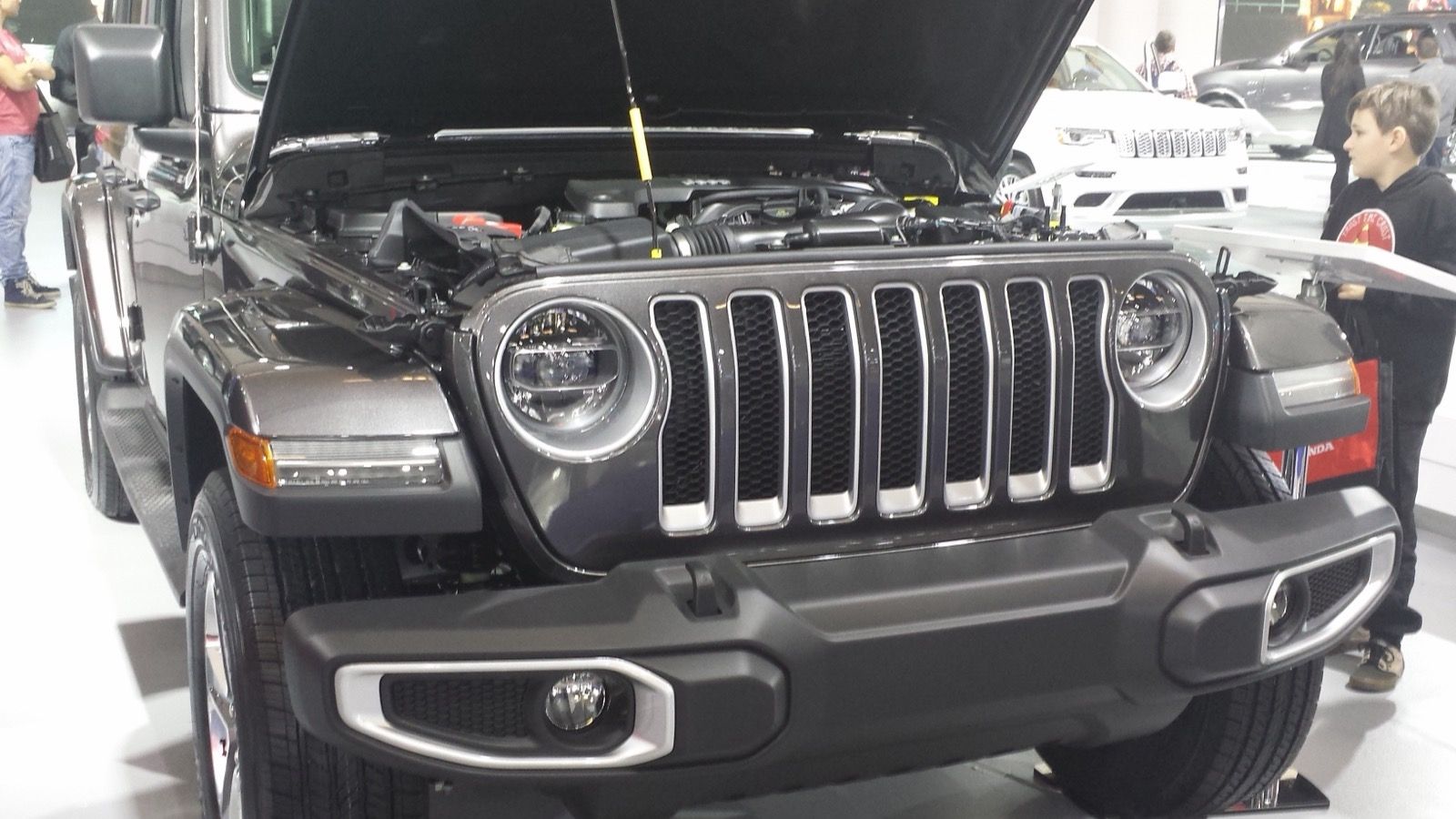 2018 Jeep Wrangler JL Unlimited, front three-quarter view (launch of the JL generation)