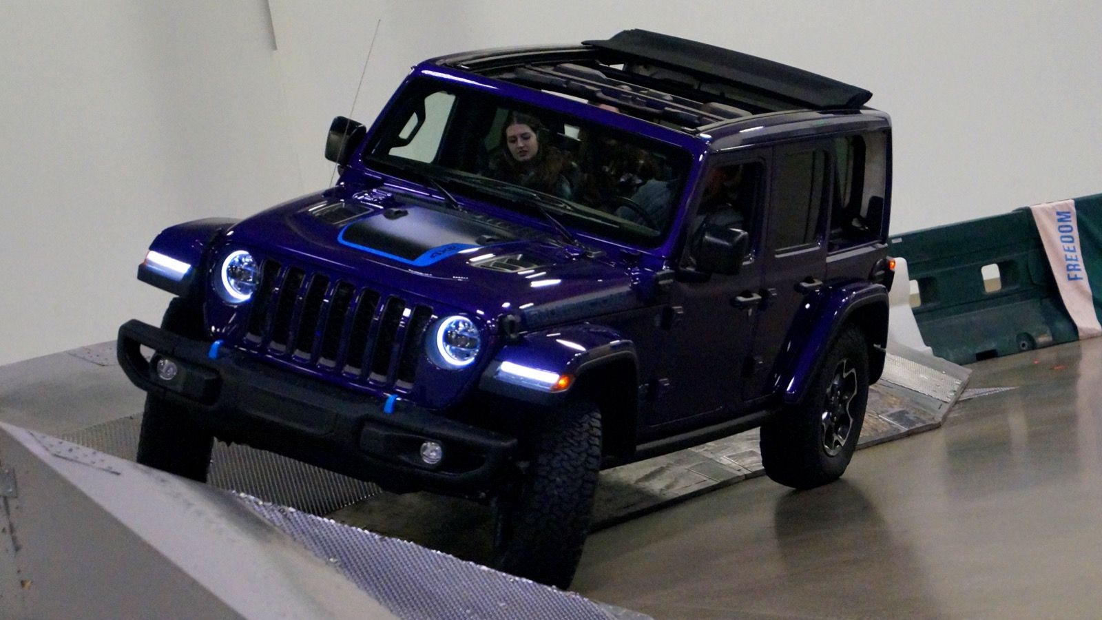 2023 Jeep Wrangler JL Rubicon, front three-quarter view