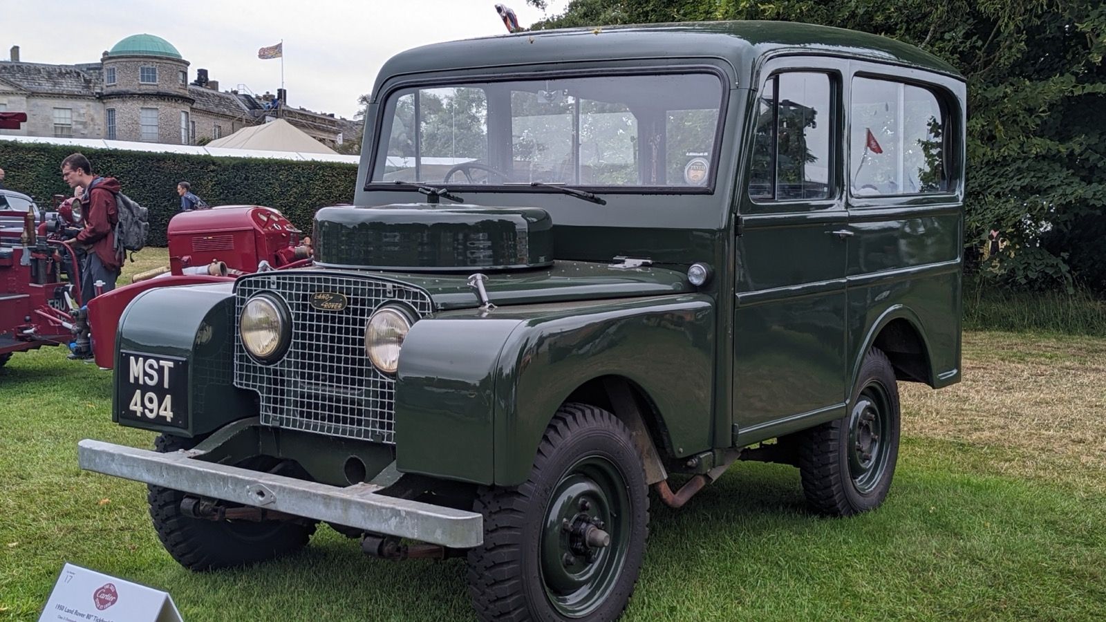 1950 Land Rover Series station wagon, side view