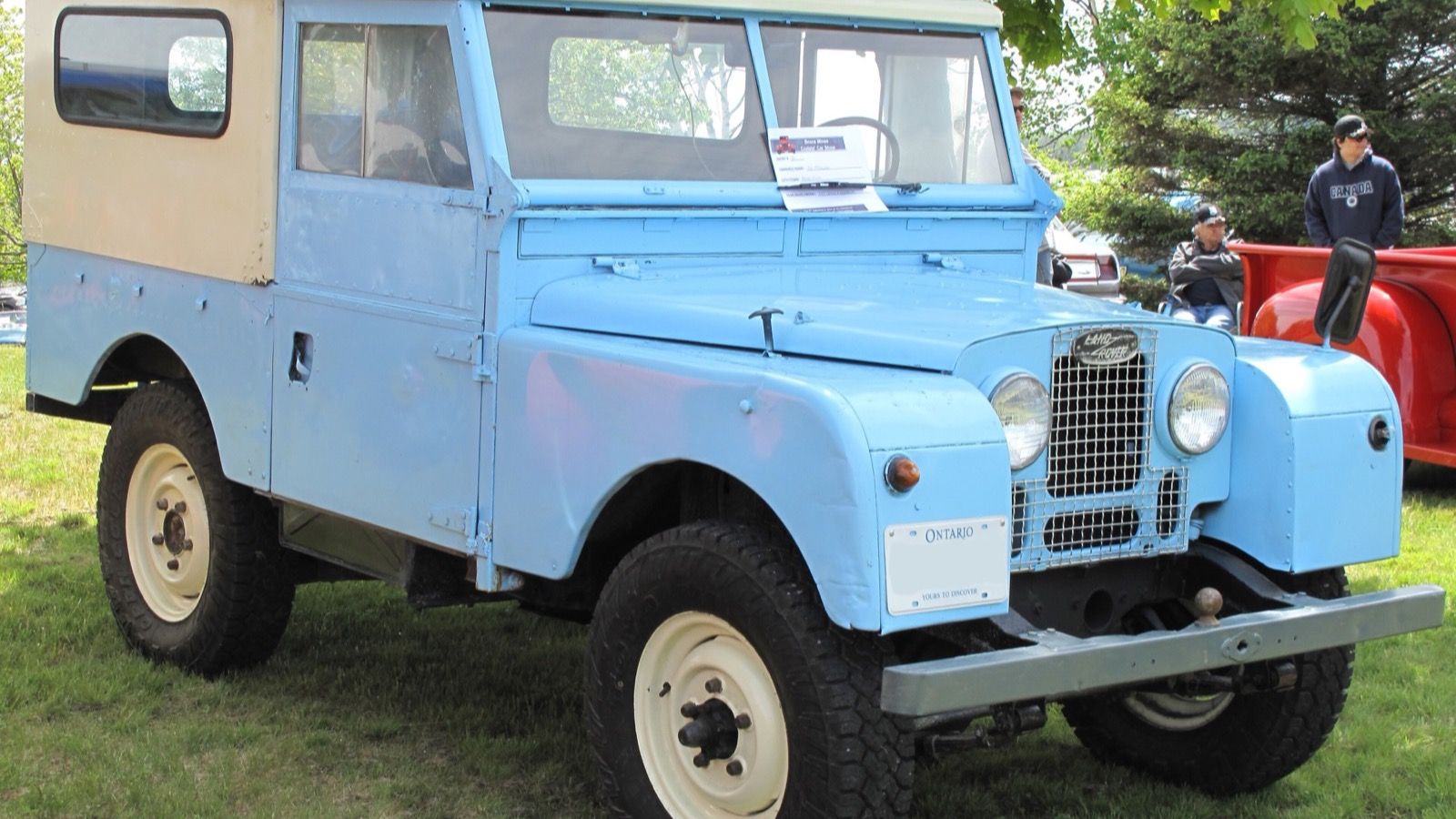 1954 Land Rover Series, front three-quarter view from the right