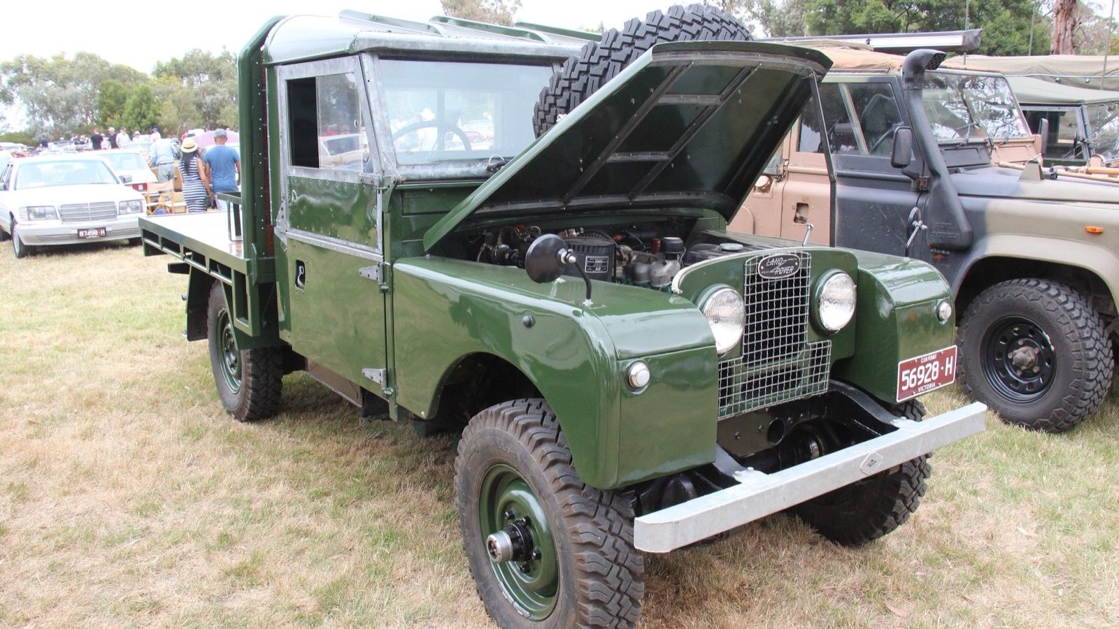 1956 Land Rover Series pickup, side view