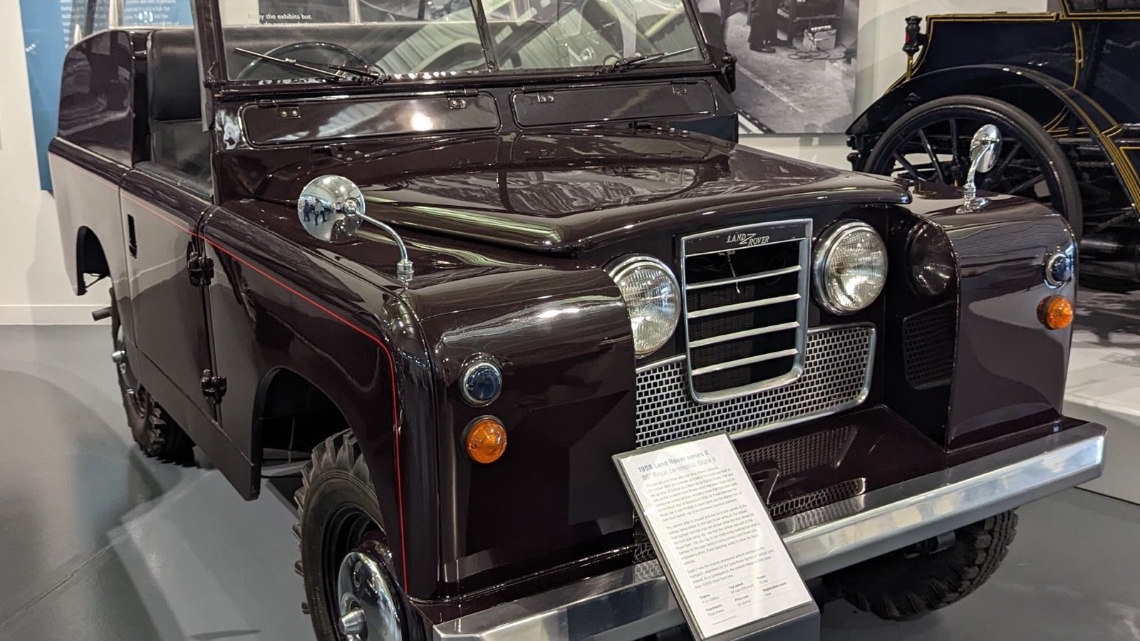 1958 Land Rover Series, side view