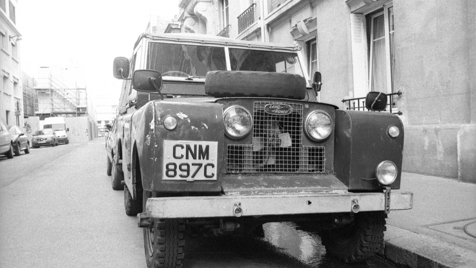 1959 Land Rover Series, front three-quarter view