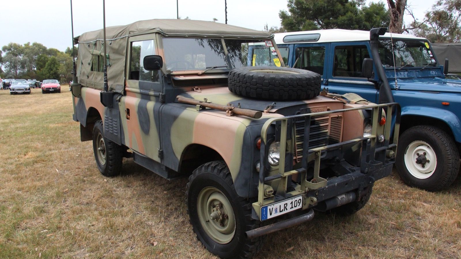 1972 Land Rover Series, side view