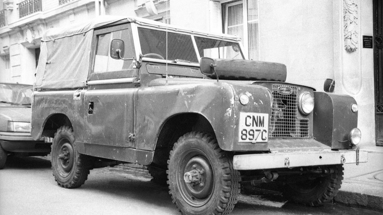 1959 Land Rover Series, front three-quarter view