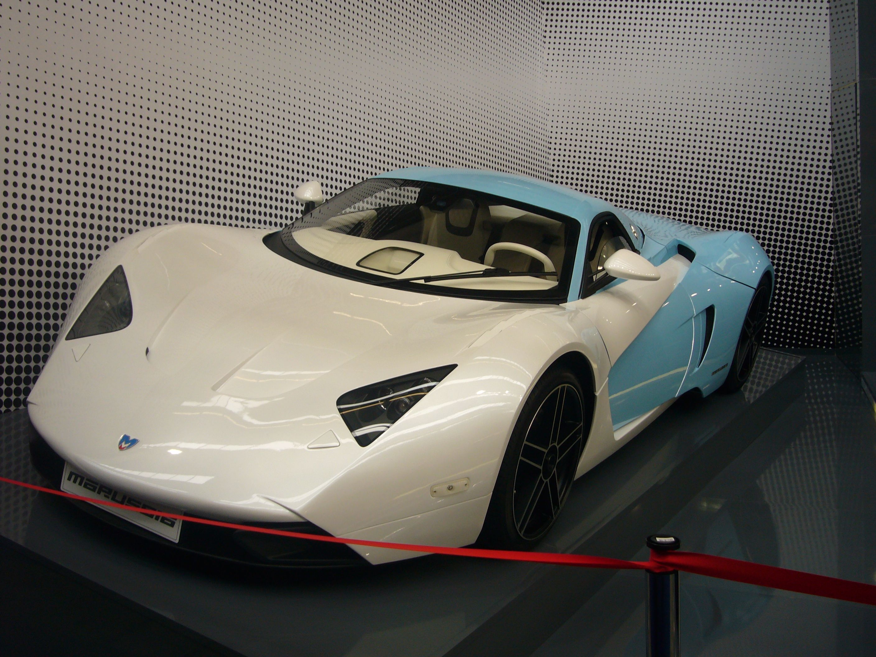 Marussia B1 mid-engine coupé, front three-quarter view