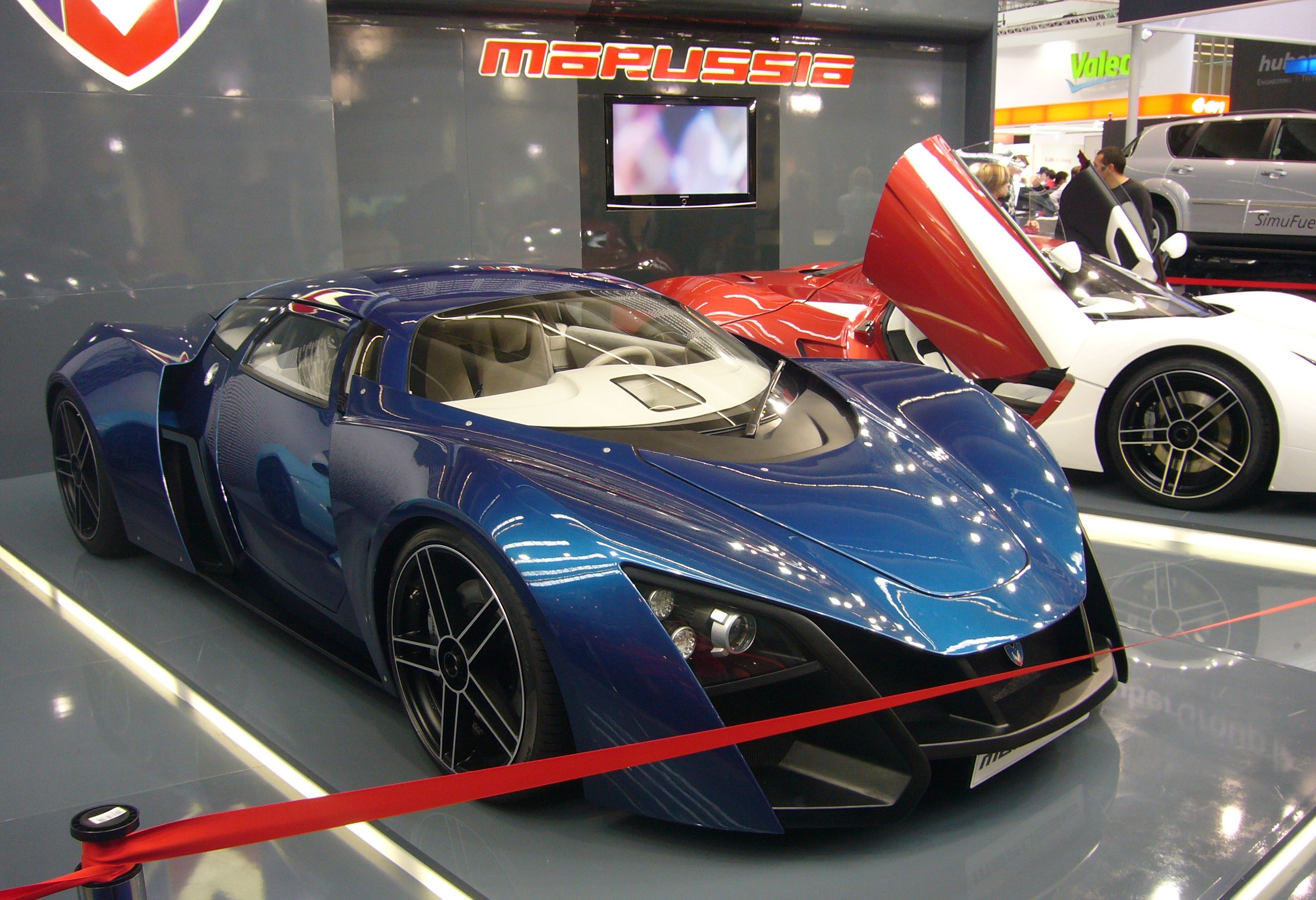 2009 Marussia B2 coupé, front three-quarter view