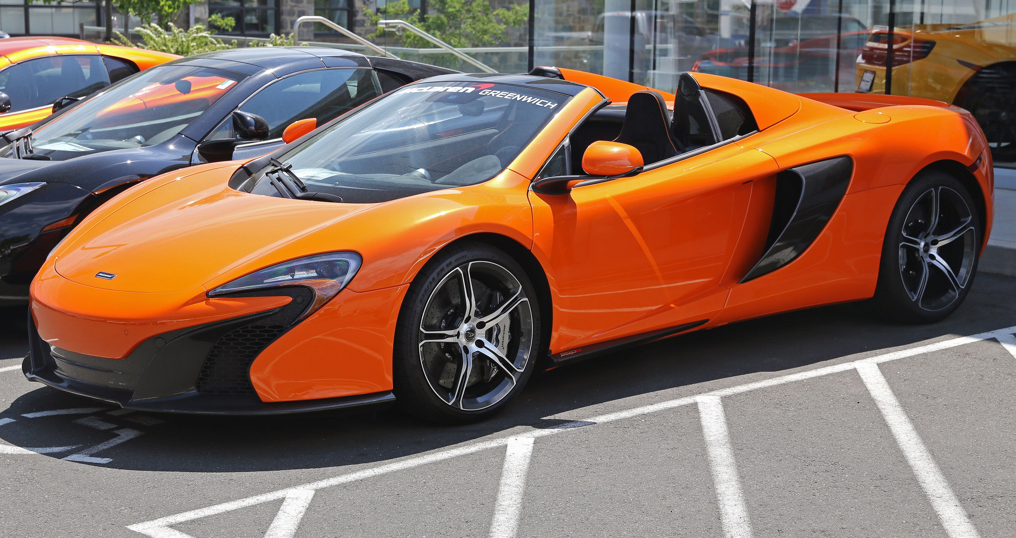 McLaren 650S Spider, front three-quarter view