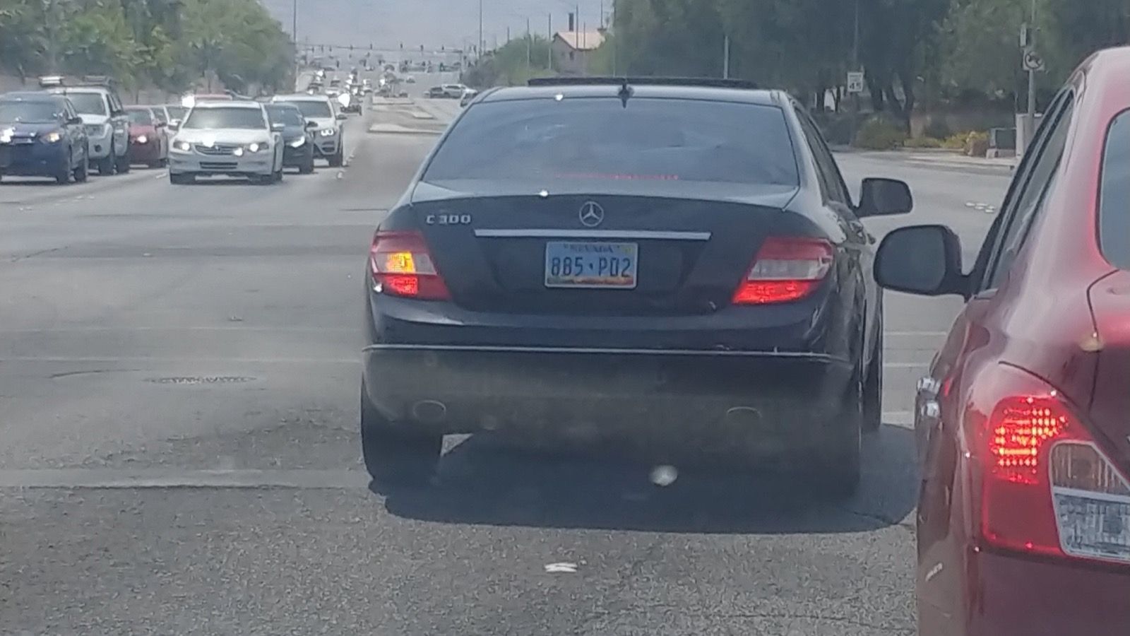 2008 Mercedes-Benz C300 in Two Lanes, exterior view