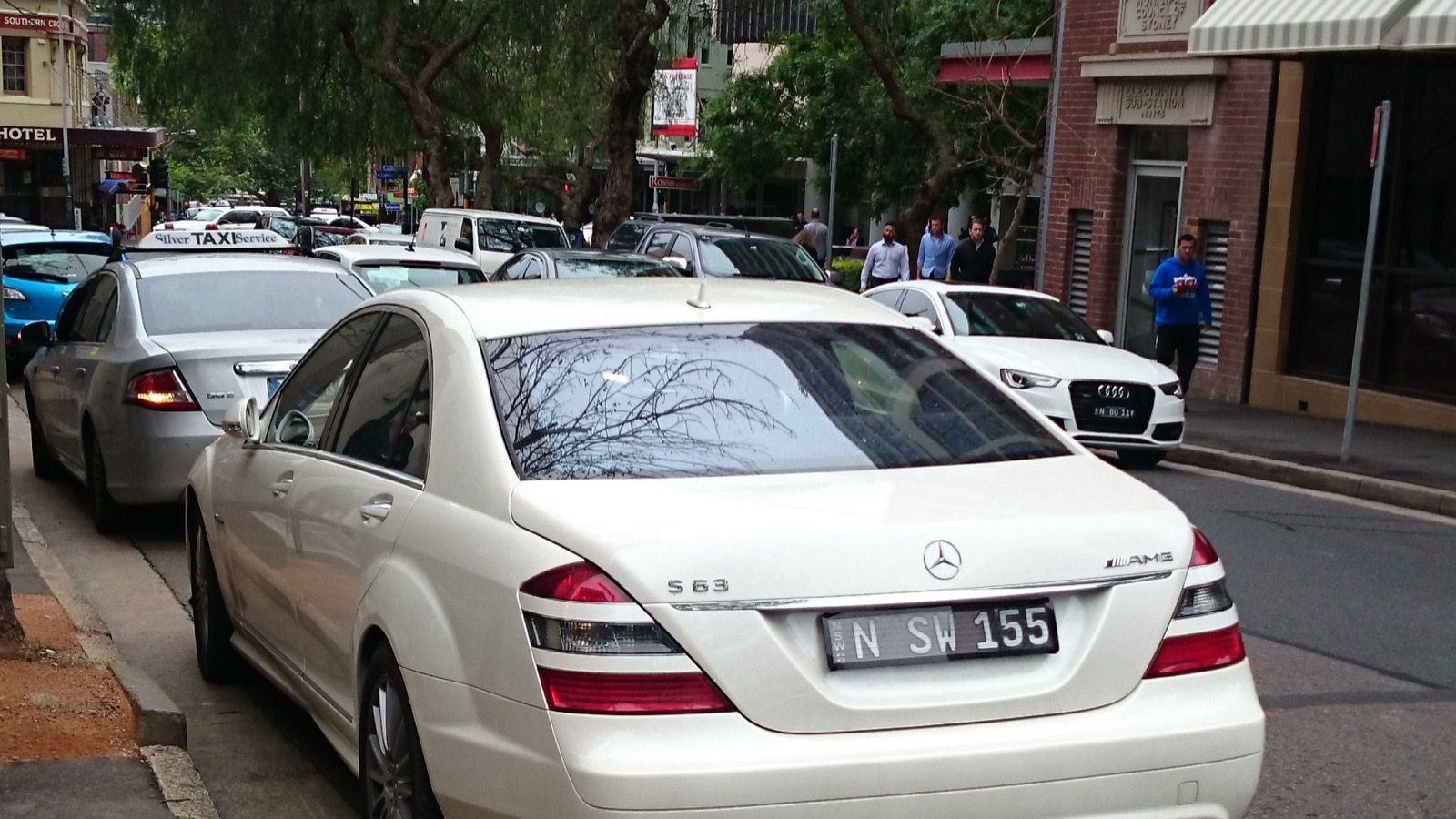 2008 Mercedes-Benz S-Class S 63 AMG (W221) — sedan, front three-quarter view