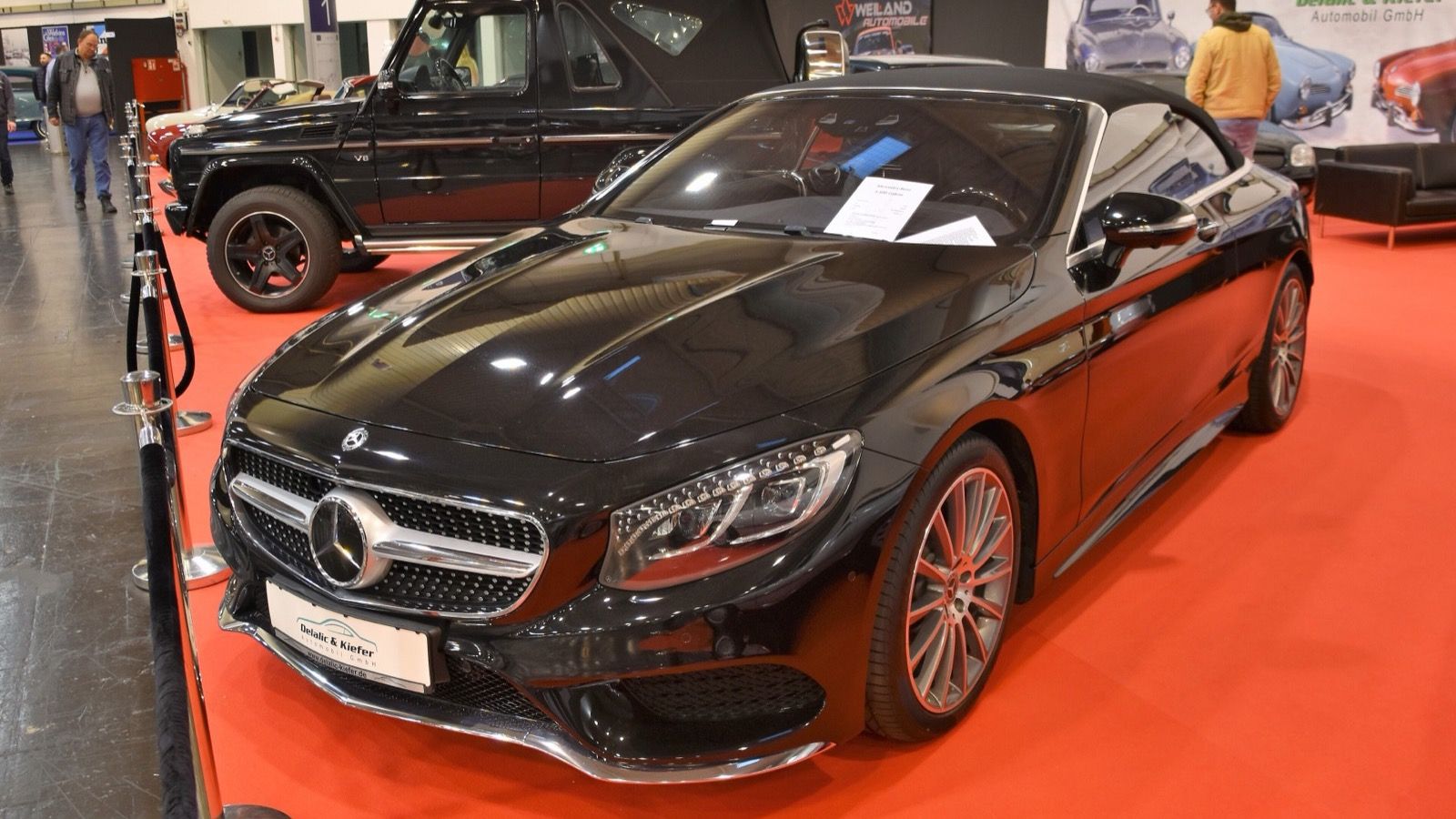 2017 Mercedes-Benz S-Class S 500 Cabriolet (A217) — front three-quarter view