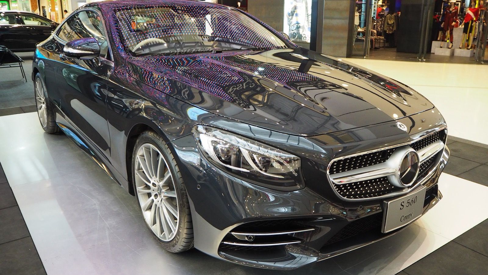 2018 Mercedes-Benz S-Class S 560 Coupe (C217) — front three-quarter view