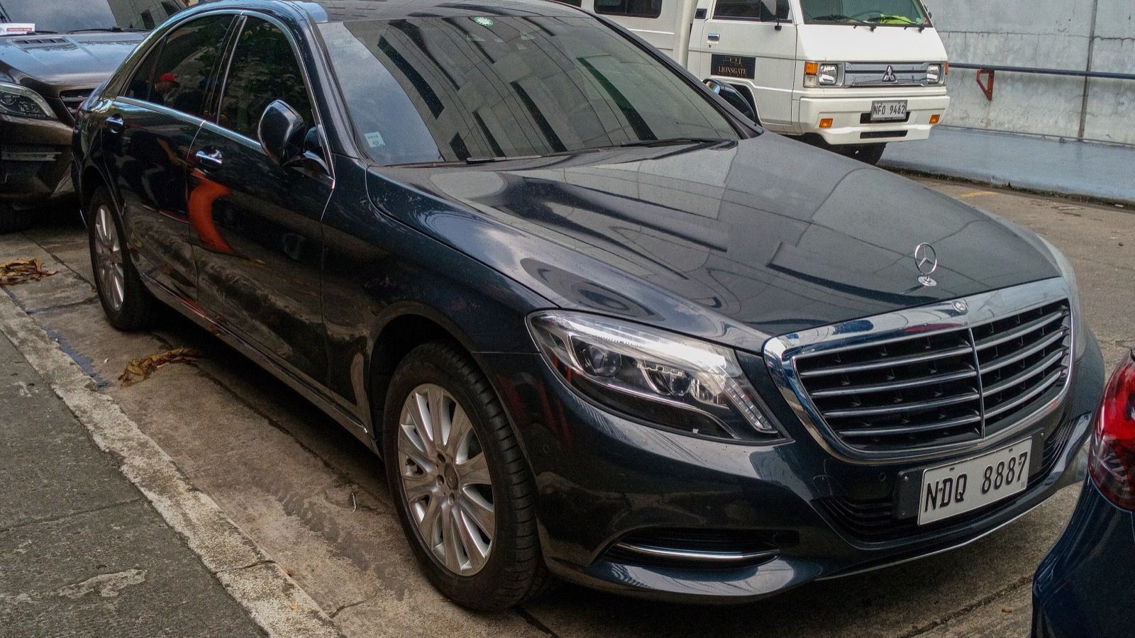 Mercedes-Benz S-Class W222, sixth generation — sedan, front three-quarter view