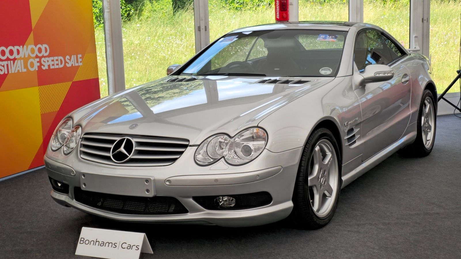 2003 Mercedes SL 55 AMG Convertible, exterior view
