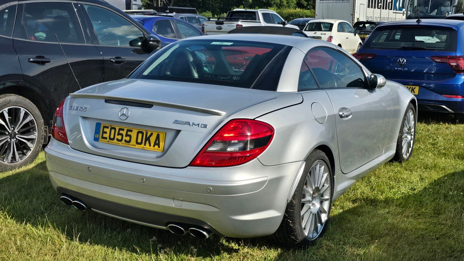 2005 Mercedes SLK 55 AMG Auto, exterior view