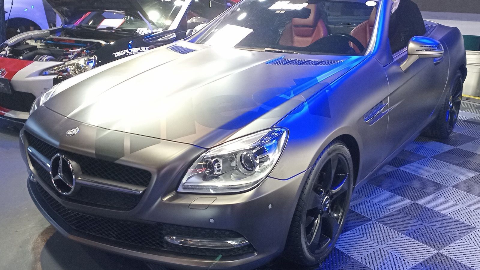 2013 Mercedes-Benz R172 SLK 200, Motul Trans Sport Show 2024, exterior view