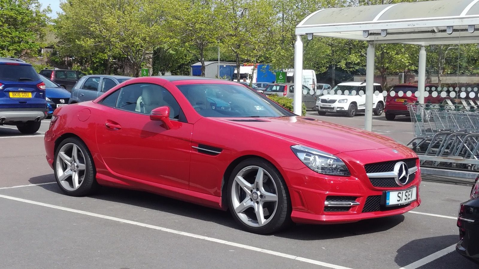 2015 Mercedes SLK, exterior view