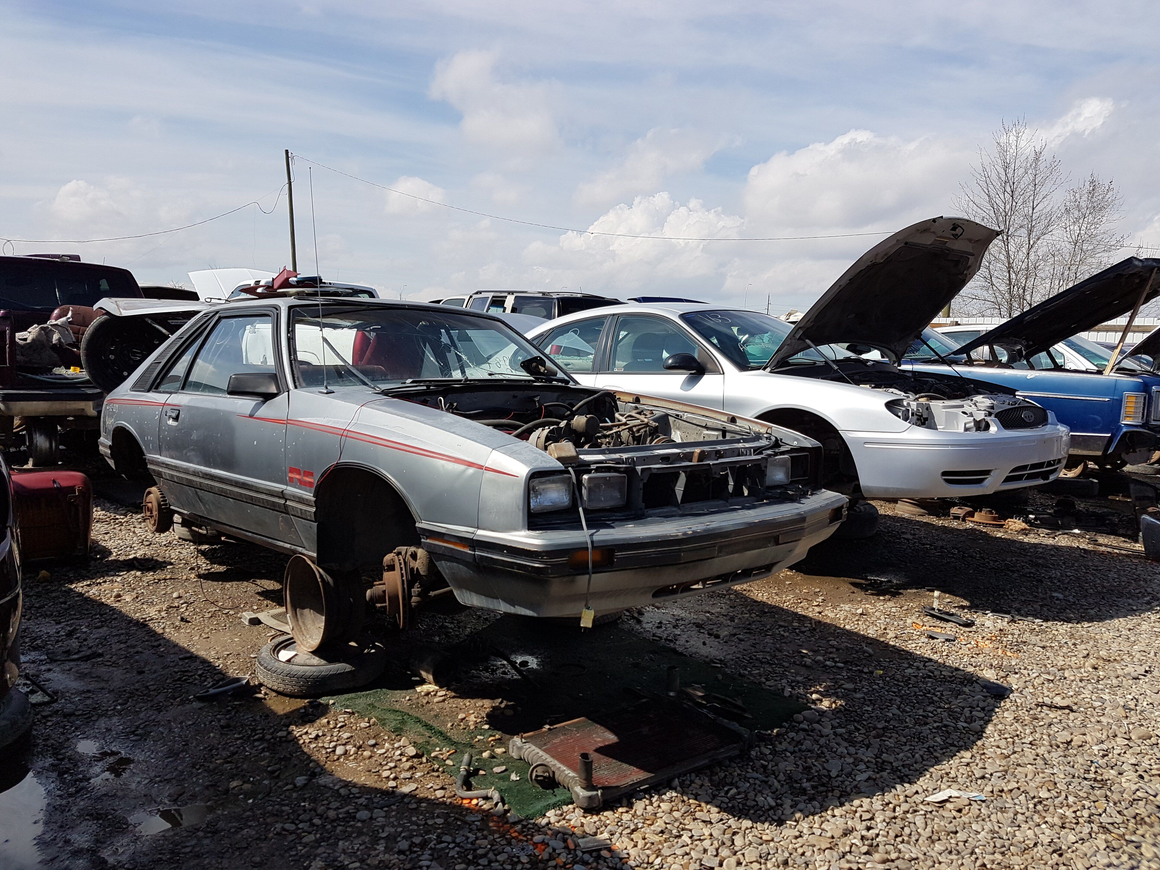 1982 Mercury Capri RS, front three-quarter view
