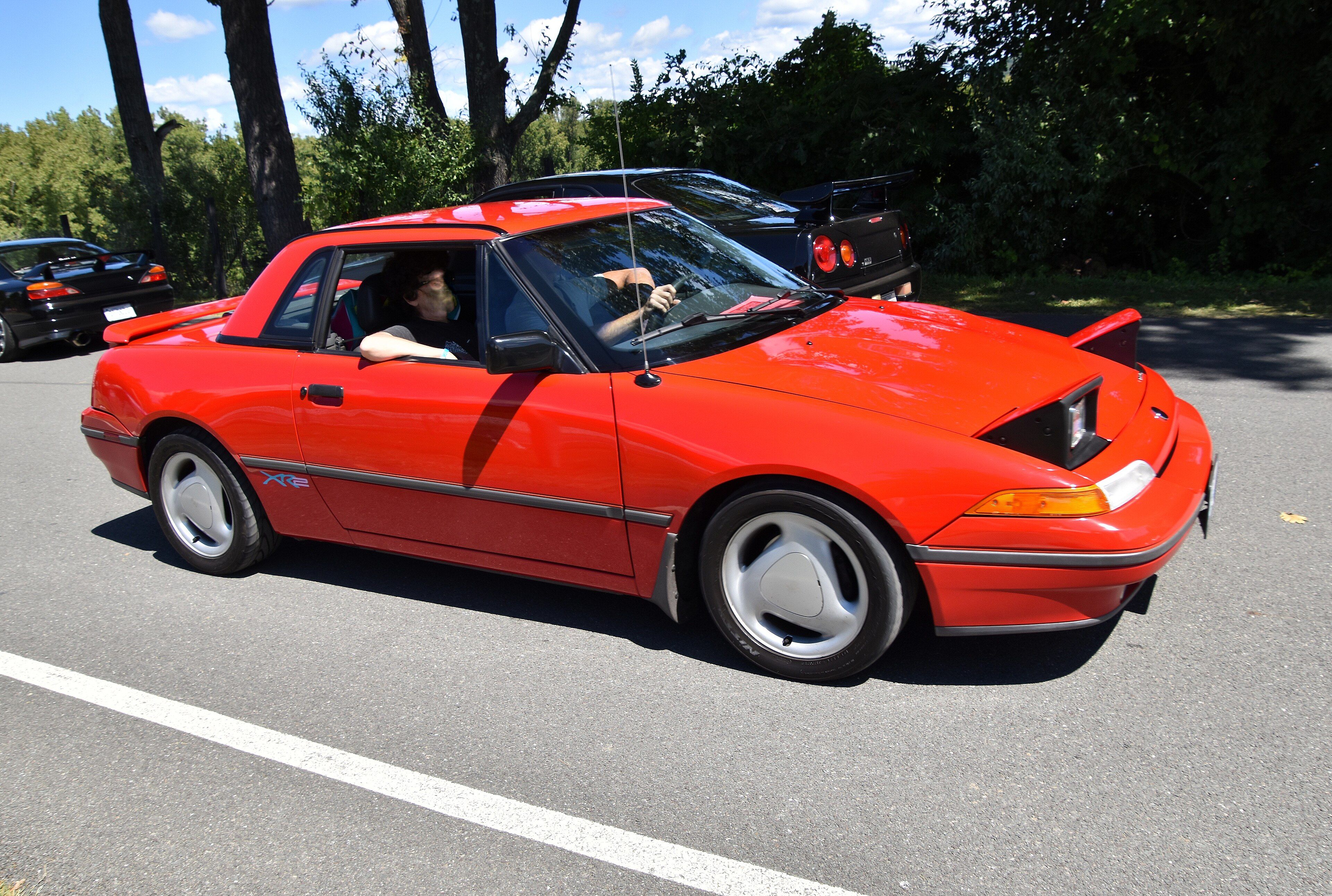 1992 Mercury Capri XR2 roadster, front three-quarter view