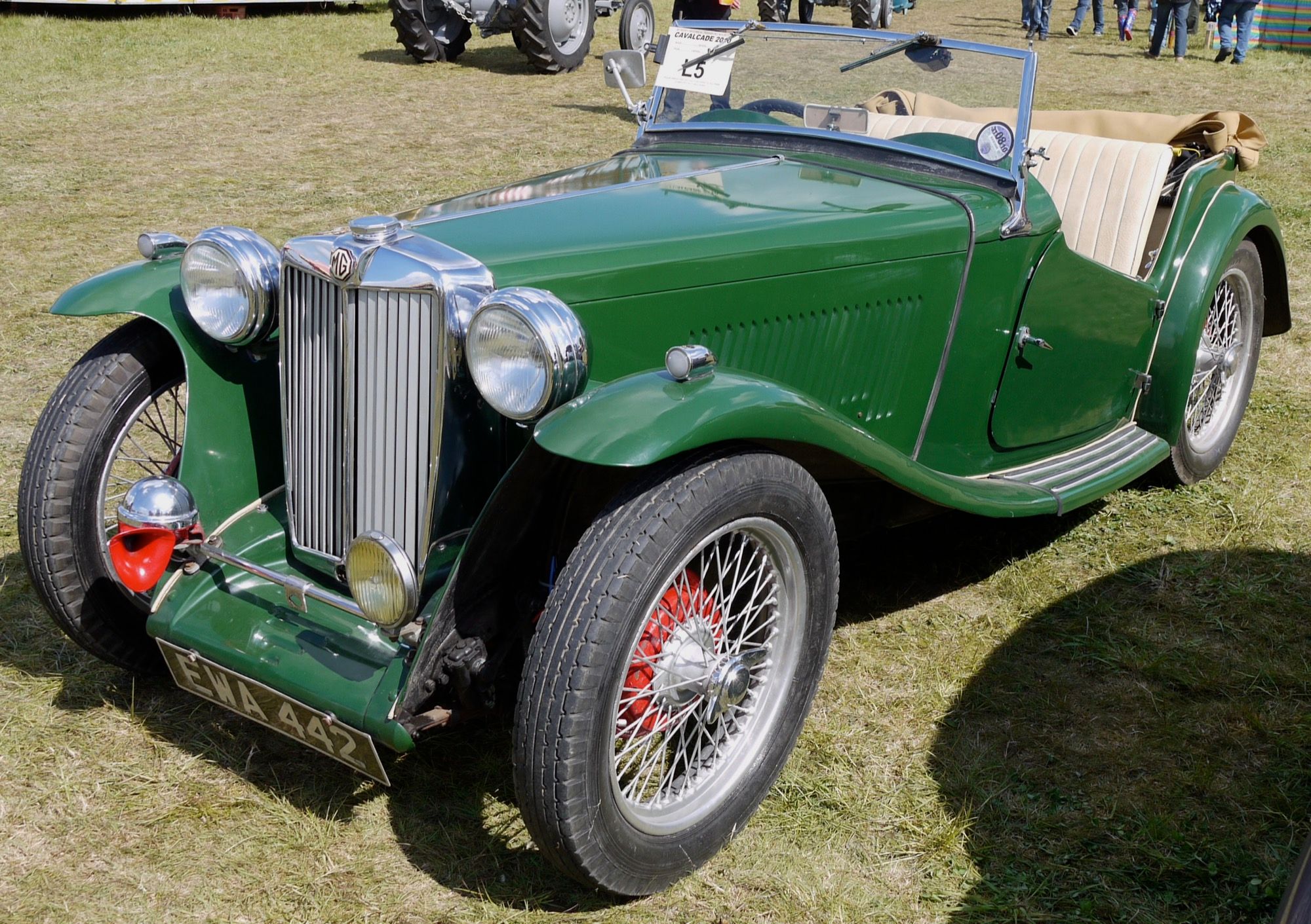 1937 MG TA Midget open two-seater, front three-quarter view