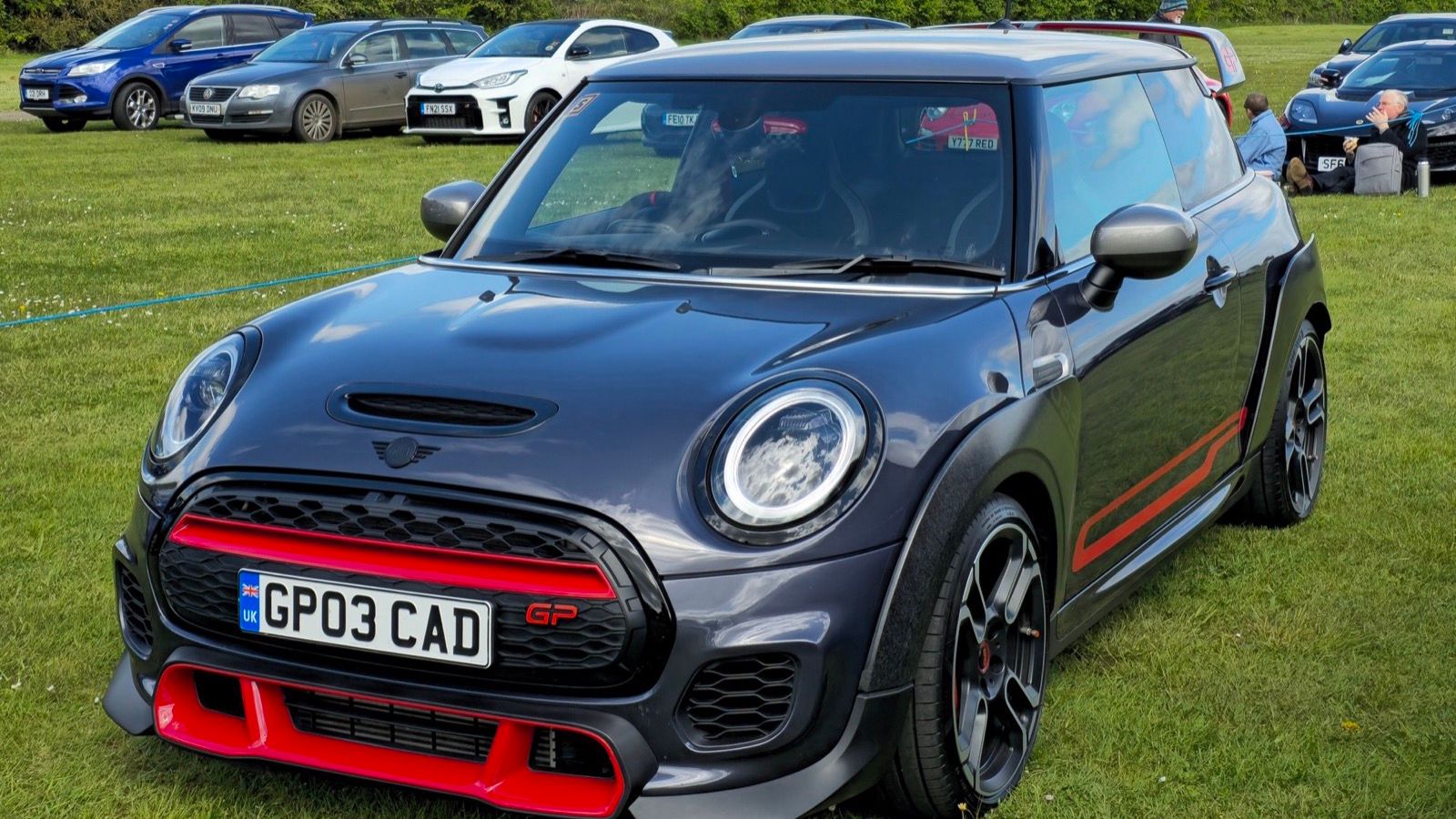 2020 Mini John Cooper Works GP (F56), front three-quarter view