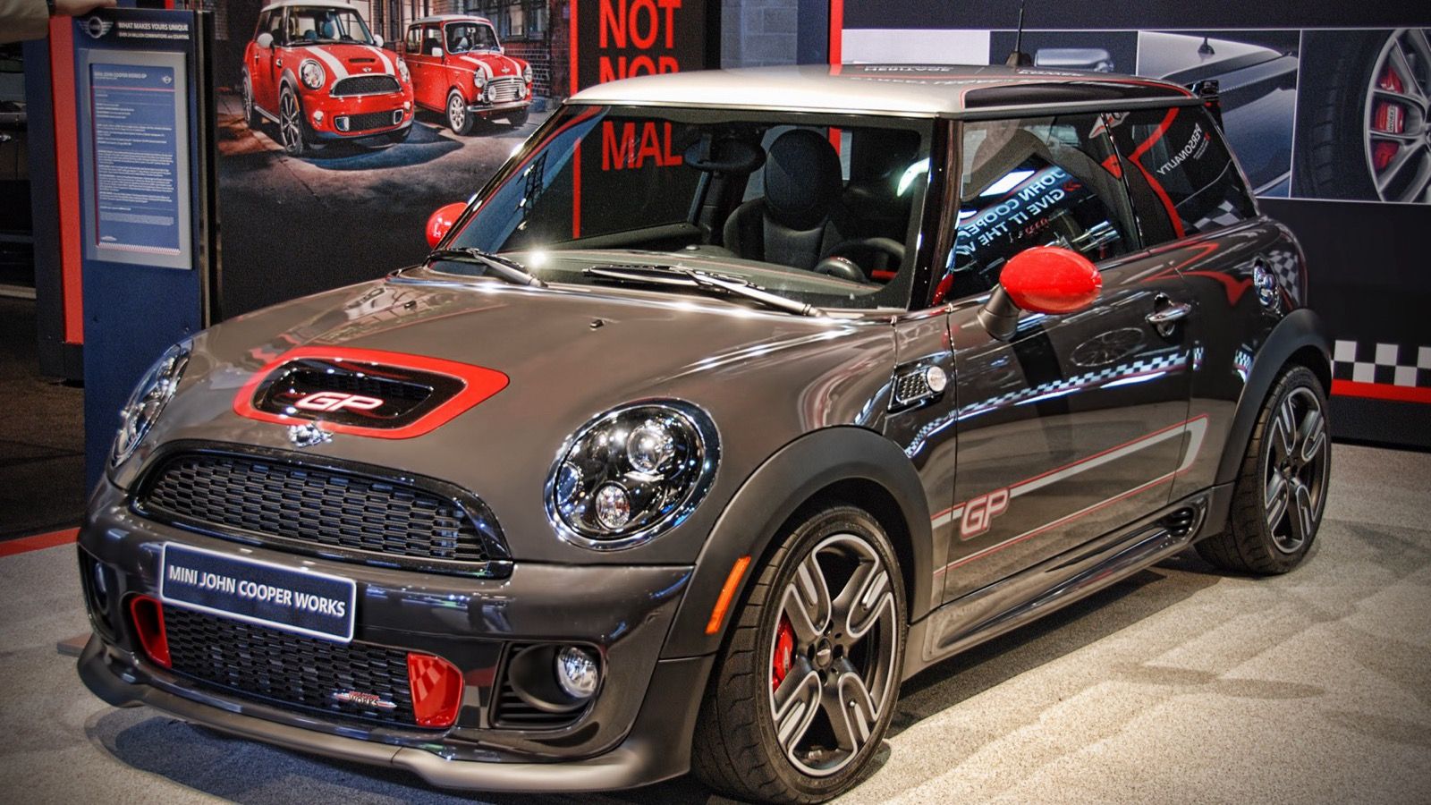 2013 Mini John Cooper Works GP (R56), front three-quarter view